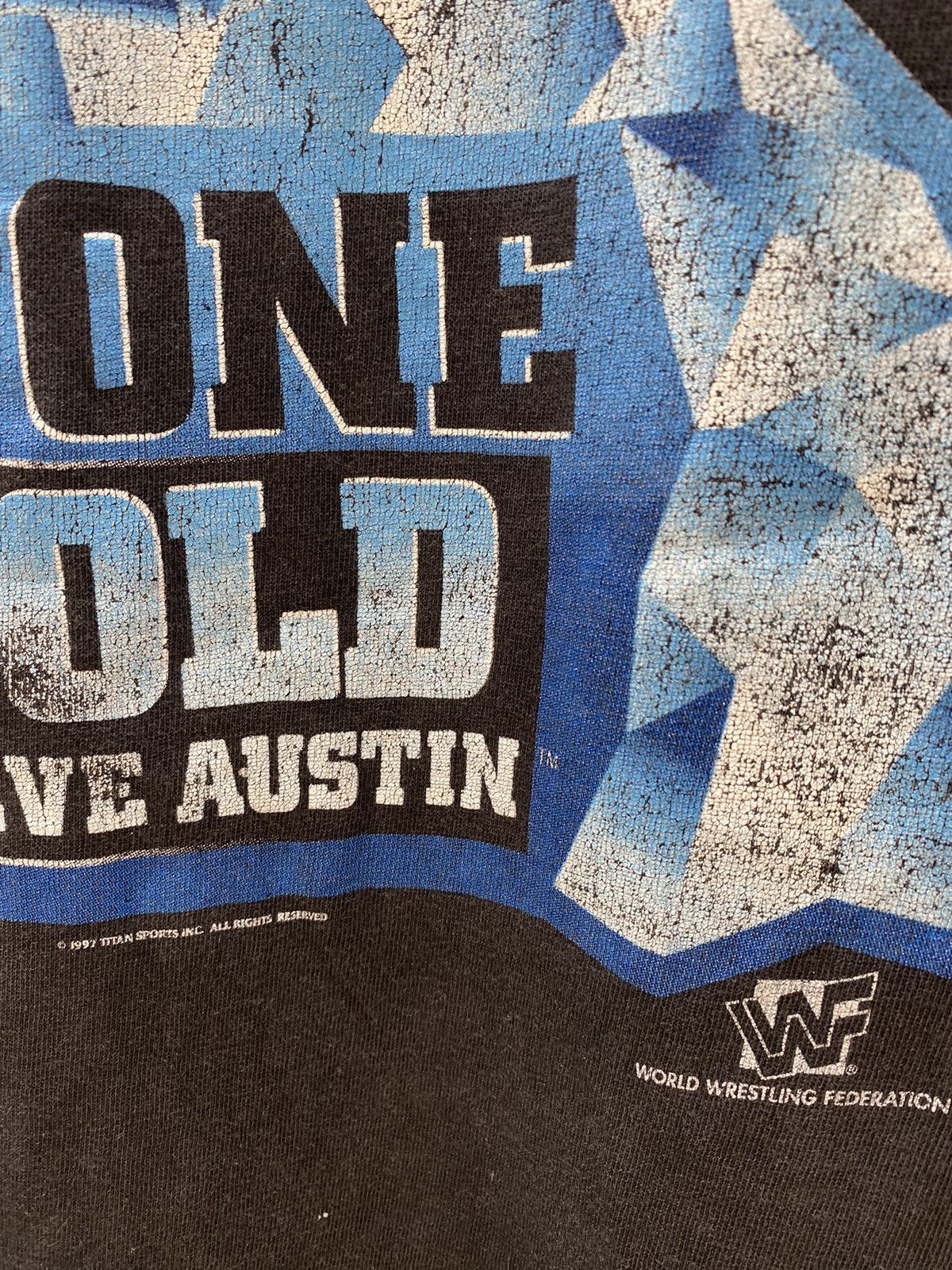 Rap Tees × Vintage × WWF 🔥Vintage 1997 WWF Stone Cold Steve Austin Triple Skull Size US XL / EU 56 / 4 - 3 Thumbnail