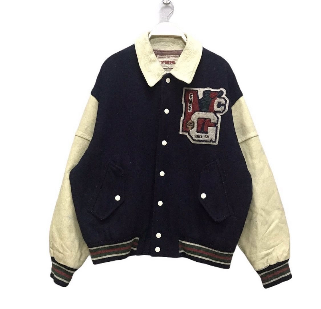 McGregor × Vintage Vintage Mcgregor varsity jacket sleeve leather Size US M / EU 48-50 / 2 - 1 Thumbnail