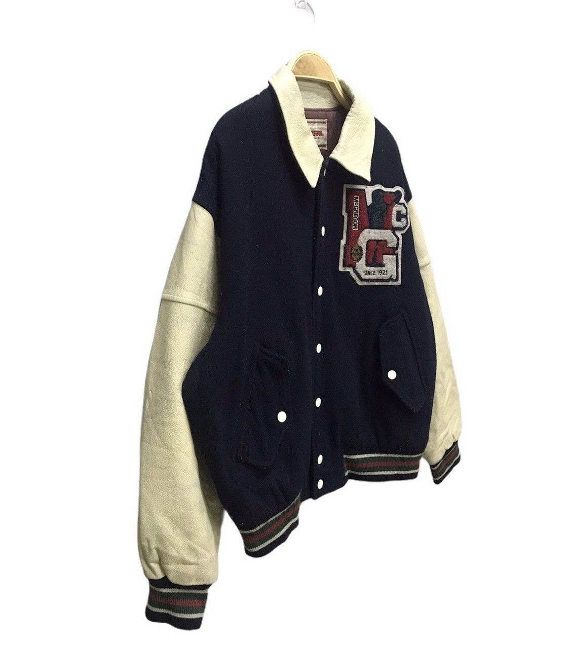 McGregor × Vintage Vintage Mcgregor varsity jacket sleeve leather Size US M / EU 48-50 / 2 - 4 Thumbnail
