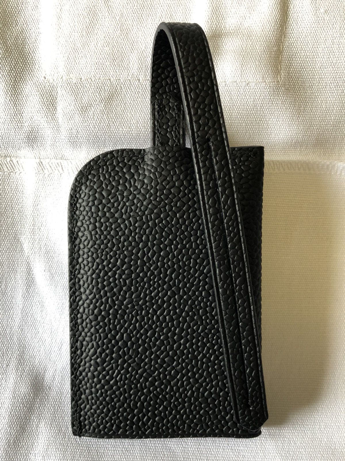 Byredo Byredo Black Grained Italian Leather Luggage Tag BNIB Size ONE SIZE - 4 Thumbnail
