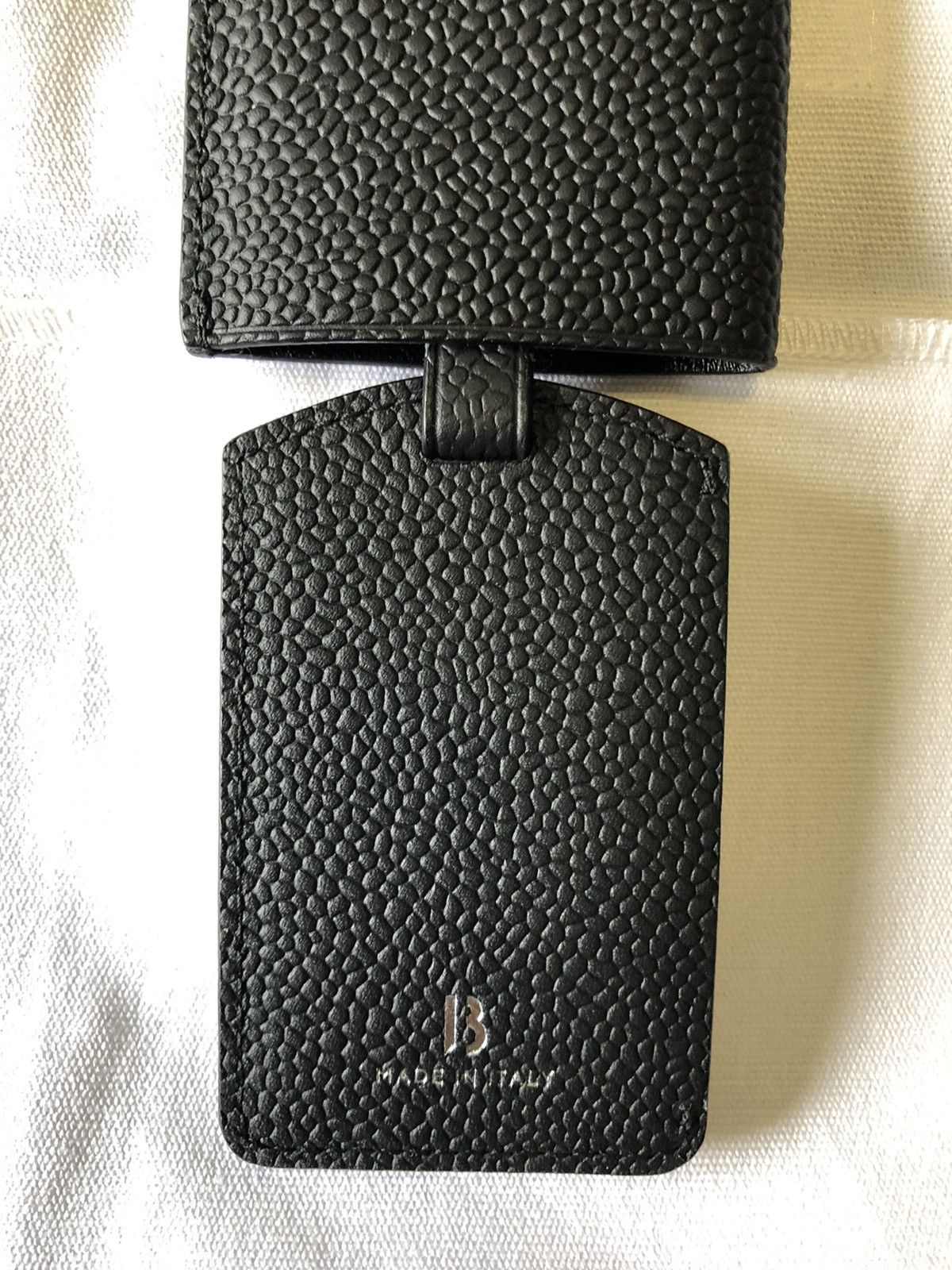 Byredo Byredo Black Grained Italian Leather Luggage Tag BNIB Size ONE SIZE - 5 Thumbnail