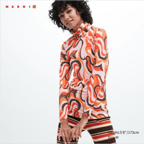 Japanese Brand UNIQLO X MARNI HEATTECH TURTLENECK LONG SLEEVE T-SHIRT TEE Size M / US 6-8 / IT 42-44 - 3 Thumbnail