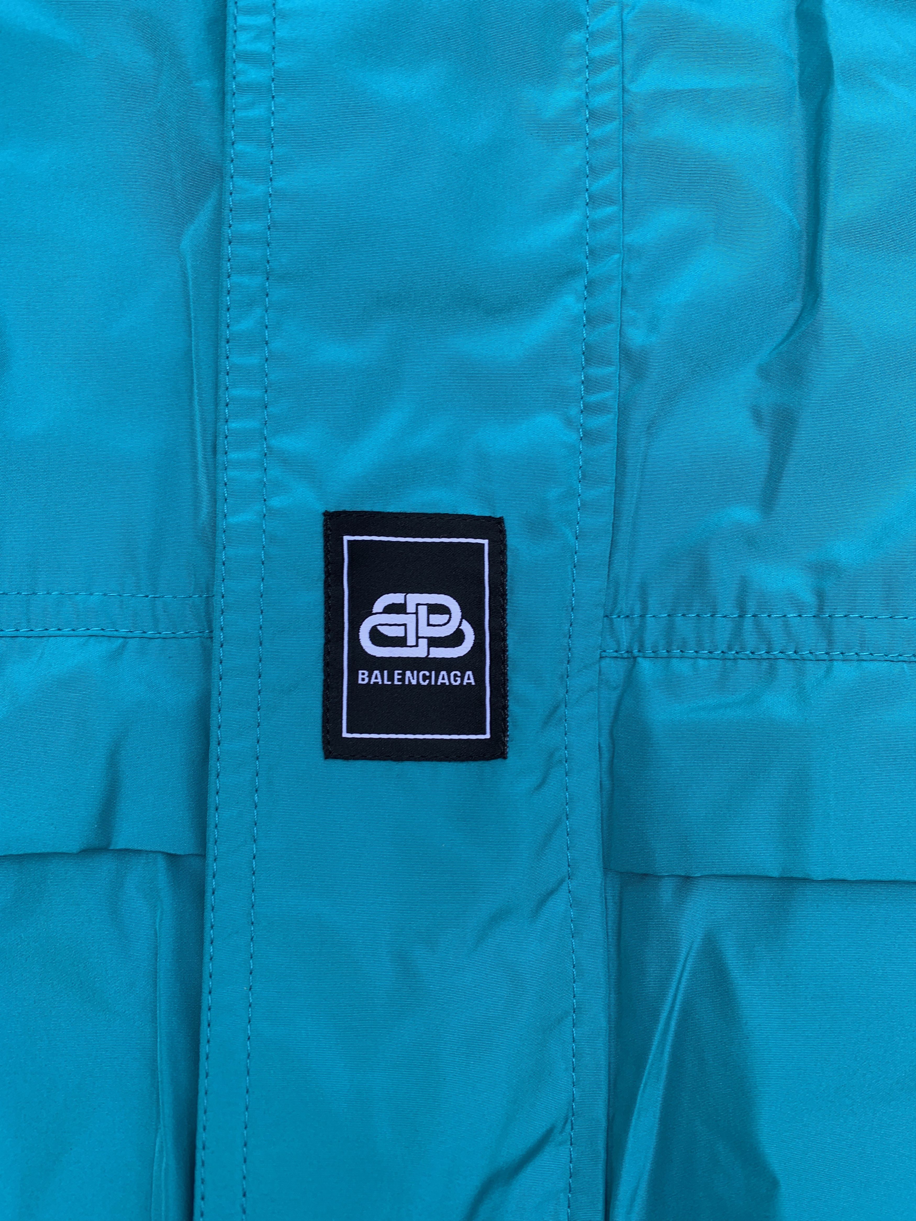 Balenciaga Balenciaga Windbreaker Rain Jacket Technical Faille BNWT Size US S / EU 44-46 / 1 - 6 Thumbnail