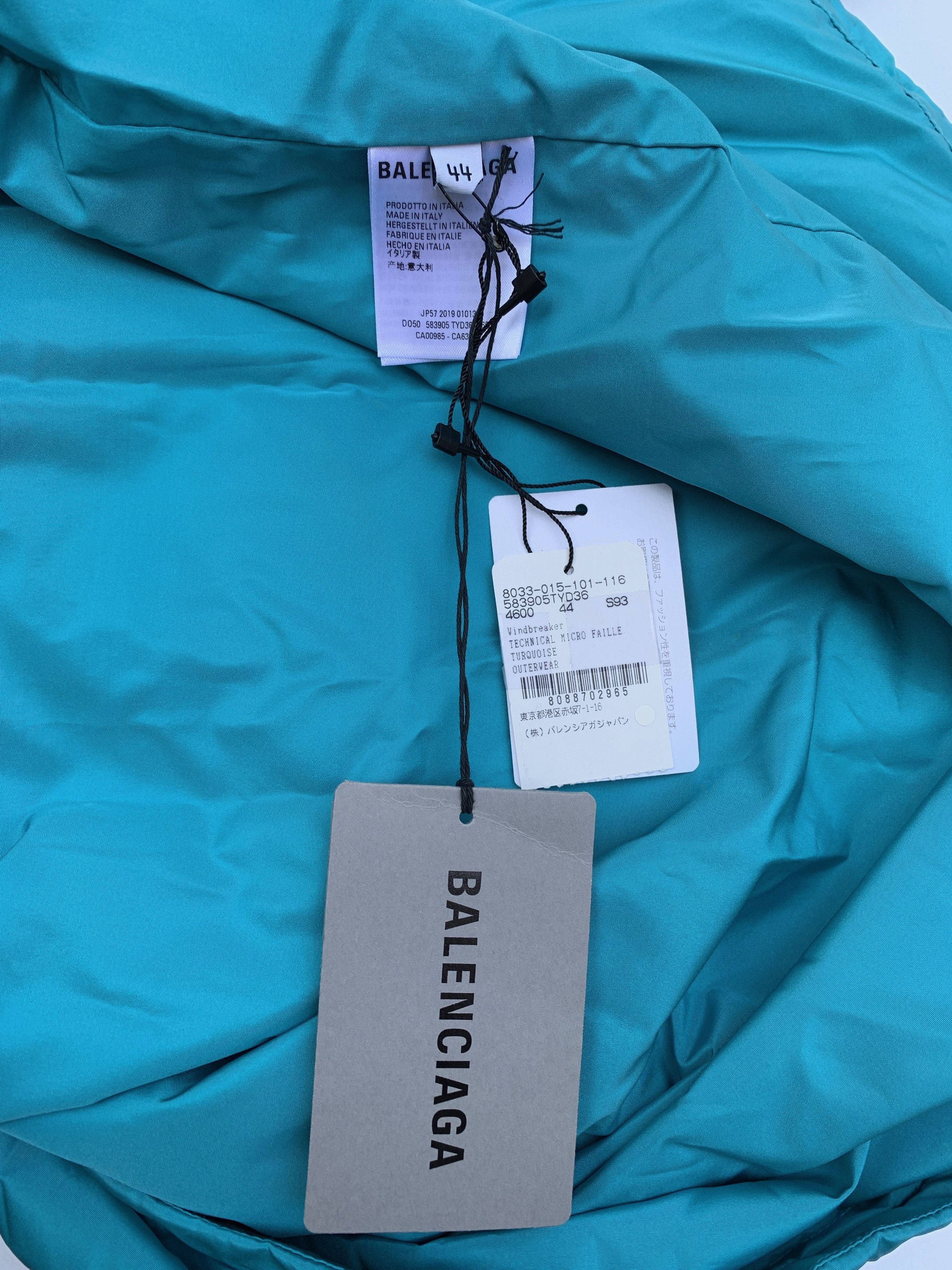 Balenciaga Balenciaga Windbreaker Rain Jacket Technical Faille BNWT Size US S / EU 44-46 / 1 - 8 Thumbnail