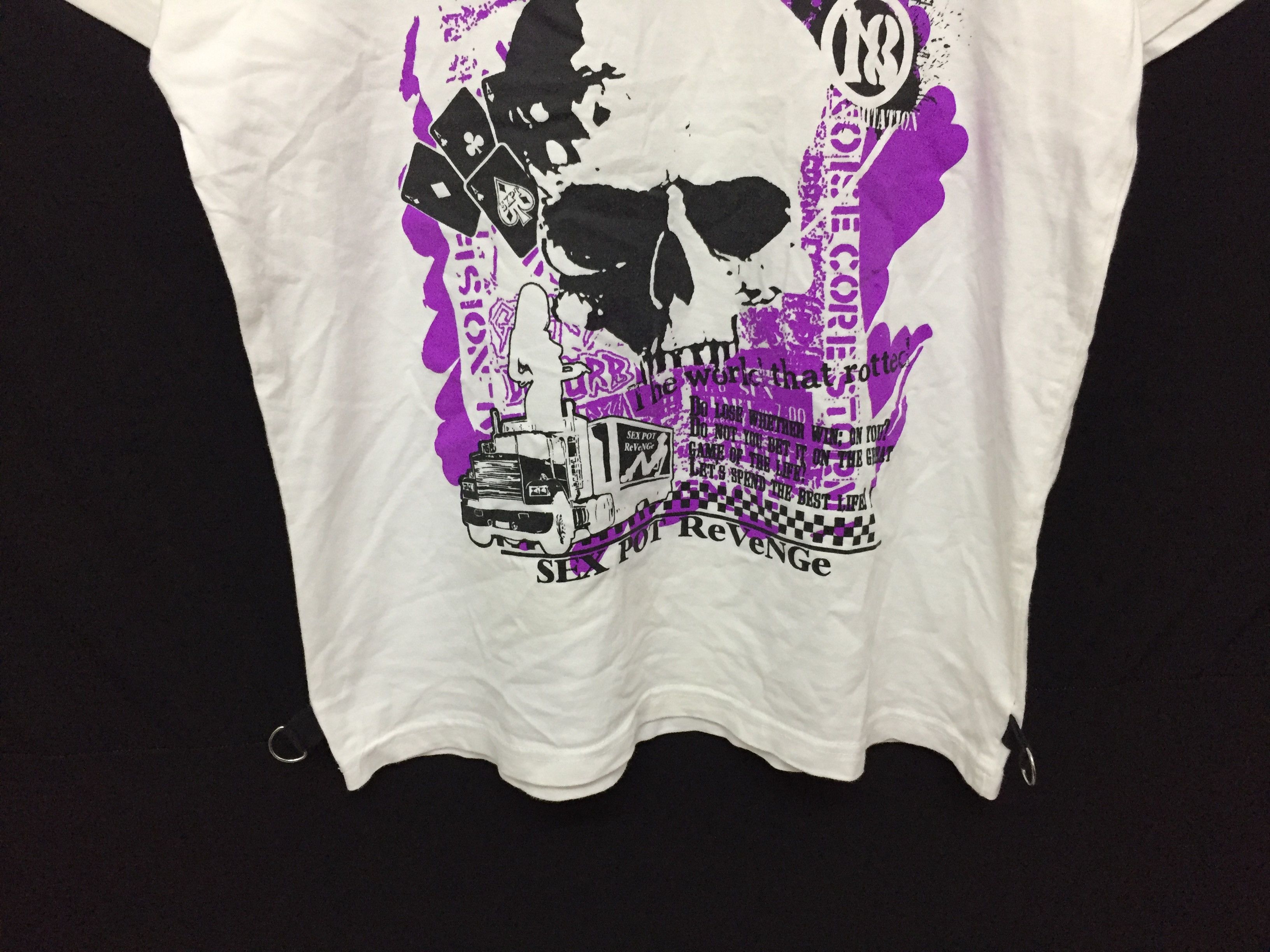 Sex Pot ReVeNGe Sex Pot Revenge life is a gamble tee Size US M / EU 48-50 / 2 - 4 Thumbnail