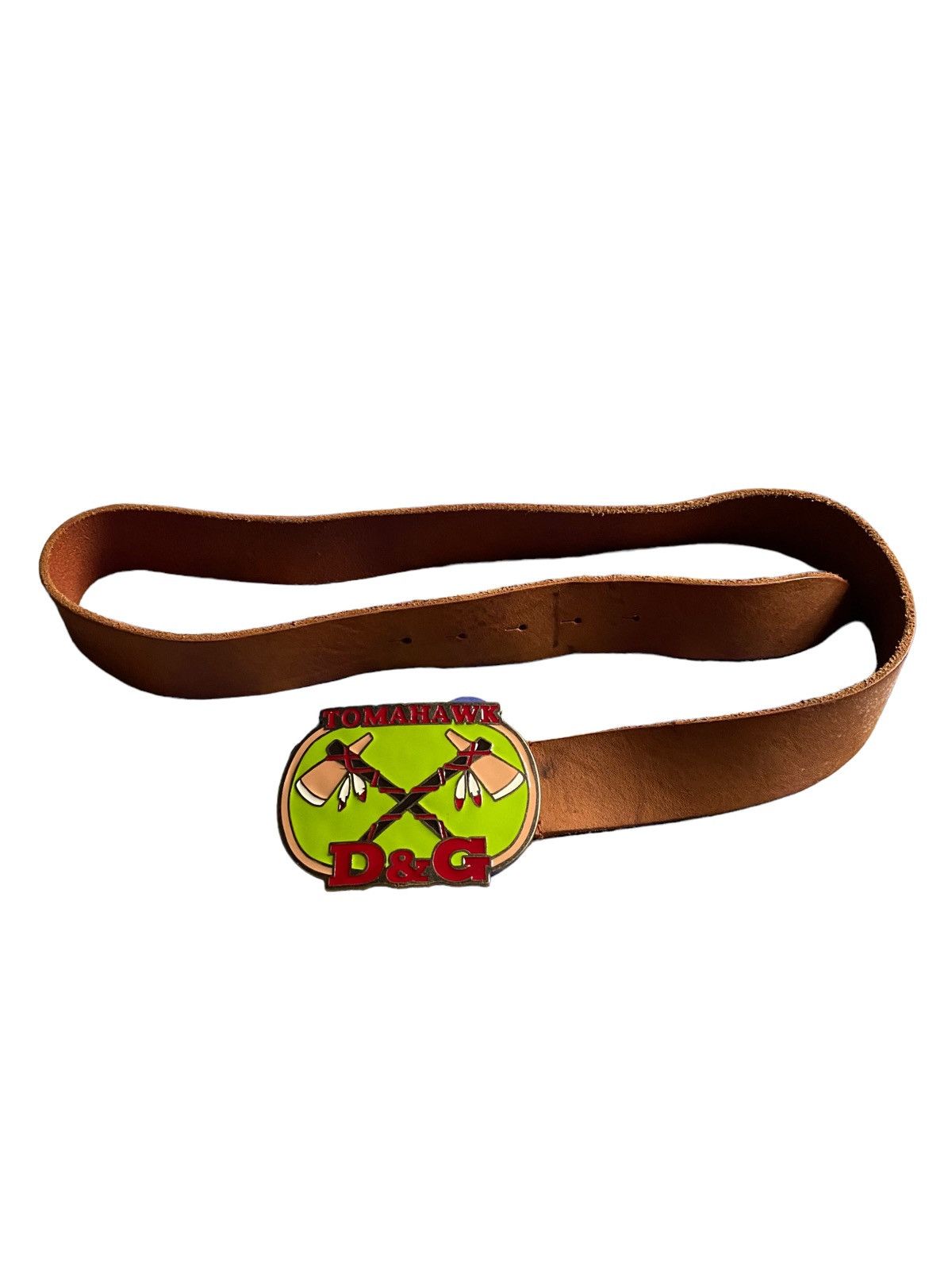 Dolce & Gabbana 💥Dolce & Gabbana Tomahawk Leather Belt Size ONE SIZE - 2 Thumbnail