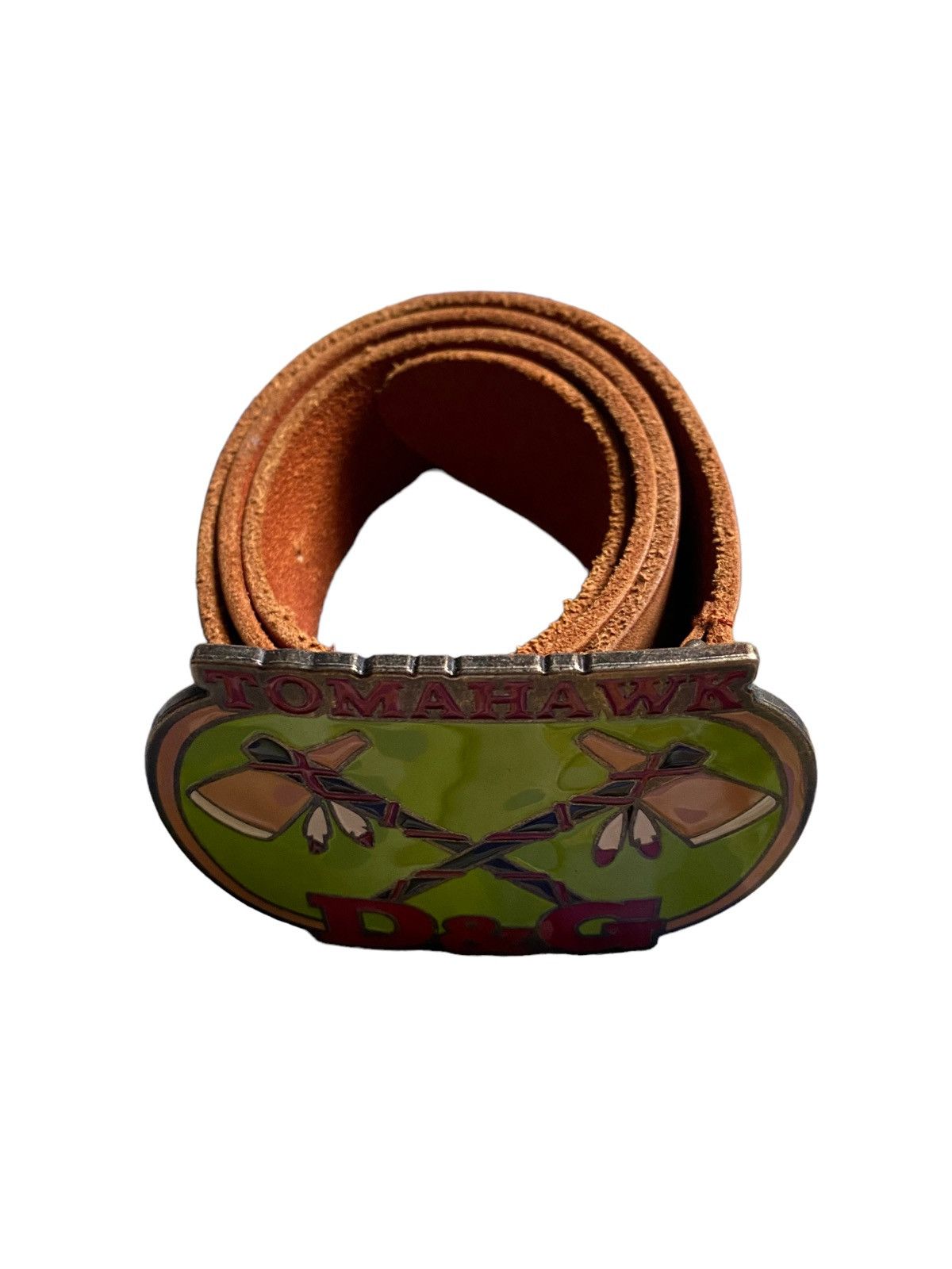 Dolce & Gabbana 💥Dolce & Gabbana Tomahawk Leather Belt Size ONE SIZE - 3 Thumbnail
