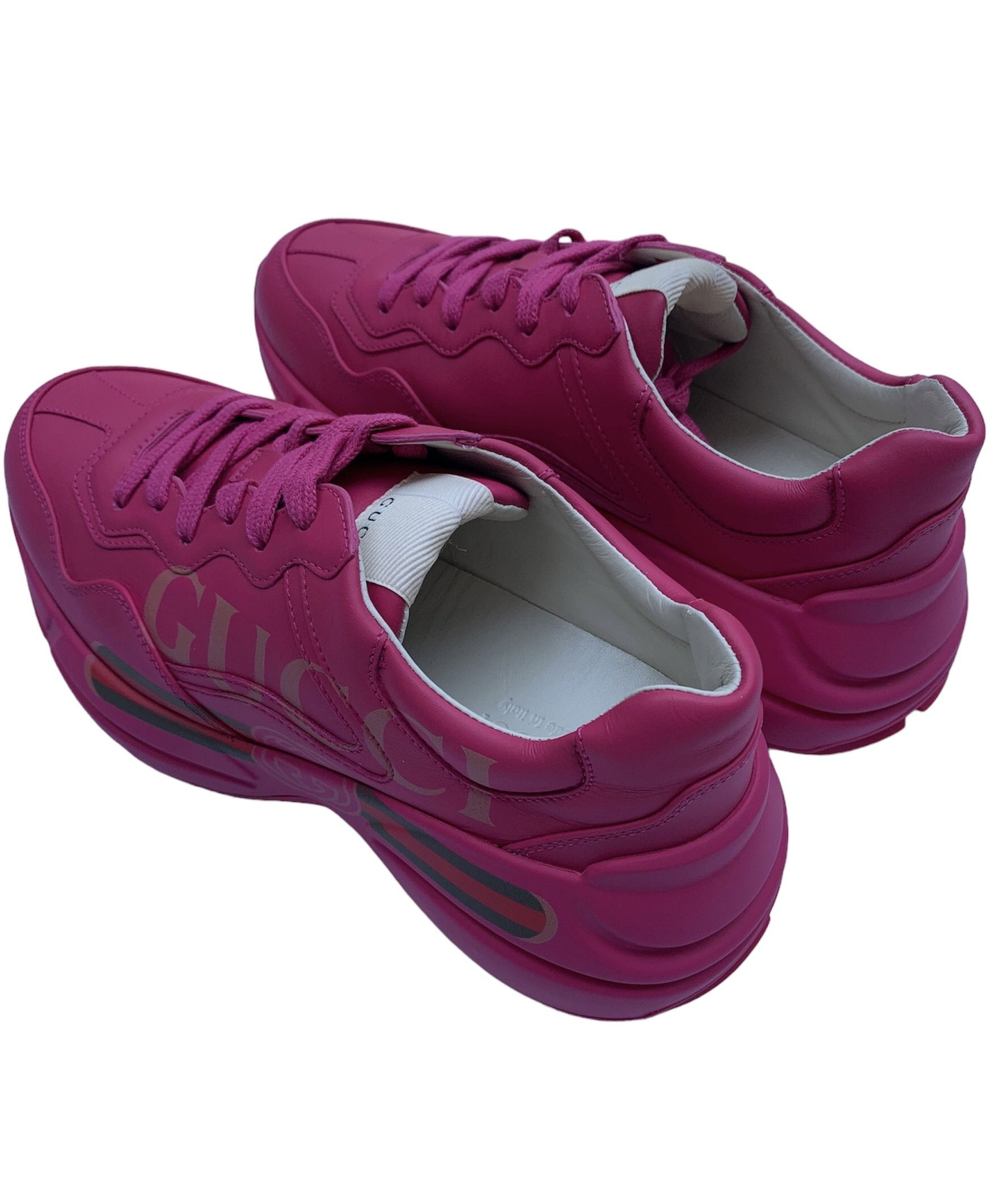 Gucci Gucci Rhyton Low Top Sneaker Pink 37 Apollo BNIB Size US 7 / IT 37 - 3 Thumbnail