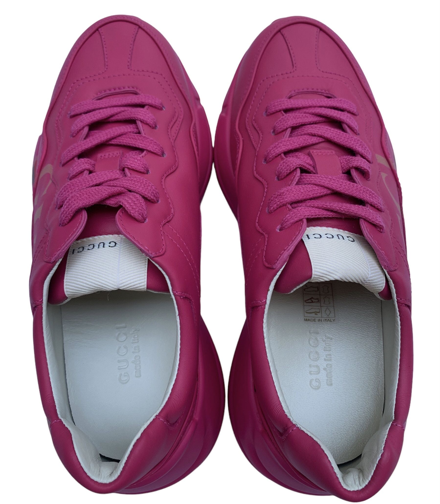 Gucci Gucci Rhyton Low Top Sneaker Pink 37 Apollo BNIB Size US 7 / IT 37 - 6 Thumbnail