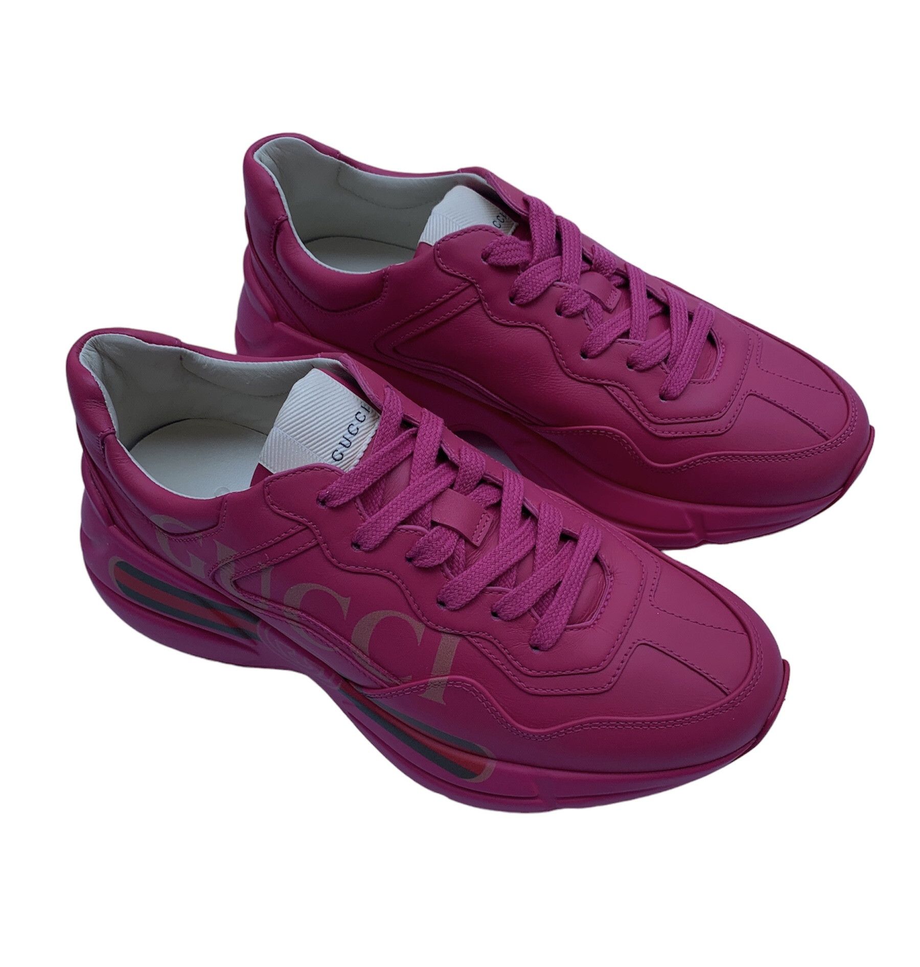 Gucci Gucci Rhyton Low Top Sneaker Pink 37 Apollo BNIB Size US 7 / IT 37 - 2 Thumbnail