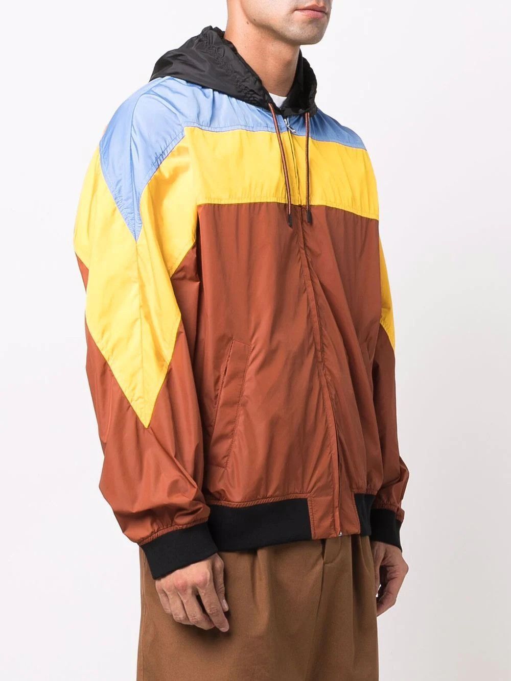 Marni Marni Colourblock Hooded Track Jacket Size 48 BNWT Size US M / EU 48-50 / 2 - 2 Thumbnail