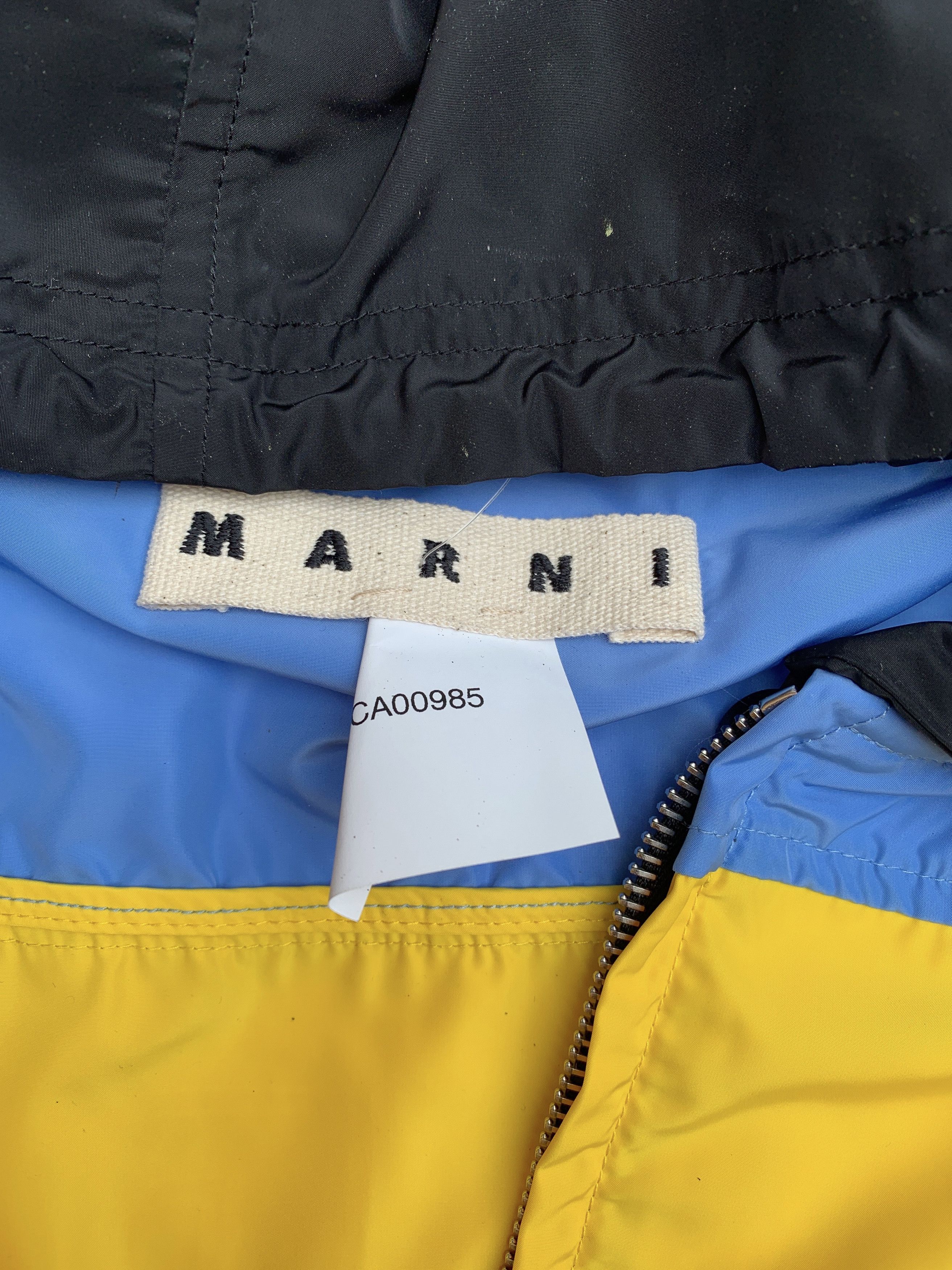 Marni Marni Colourblock Hooded Track Jacket Size 48 BNWT Size US M / EU 48-50 / 2 - 8 Thumbnail