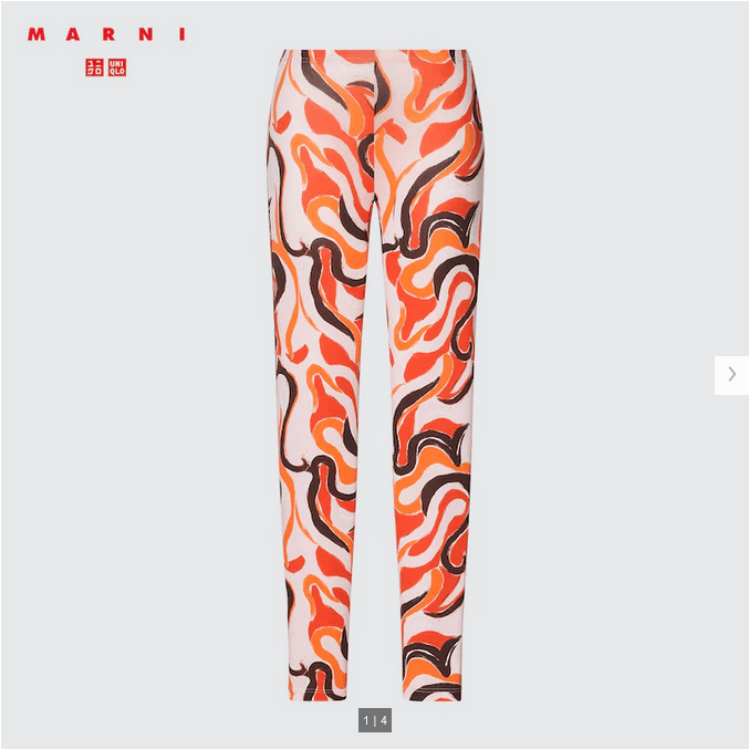 Japanese Brand Size S UNIQLO X MARNI HEATTECH LEGGINGS Size 24" / US 00 / IT 34 - 1 Thumbnail