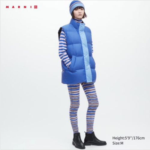 Japanese Brand Size S UNIQLO X MARNI HEATTECH LEGGINGS Size 24" / US 00 / IT 34 - 3 Thumbnail