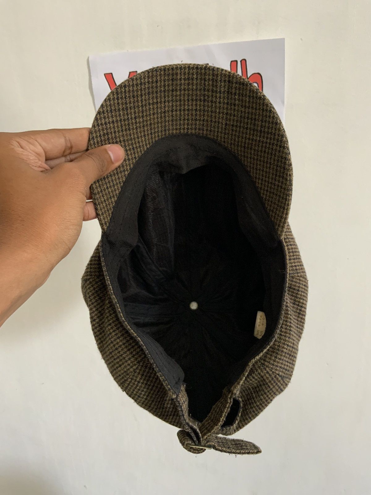 Seditionaries Monogram Houndstooth Newsboy Hat Size ONE SIZE - 7 Thumbnail
