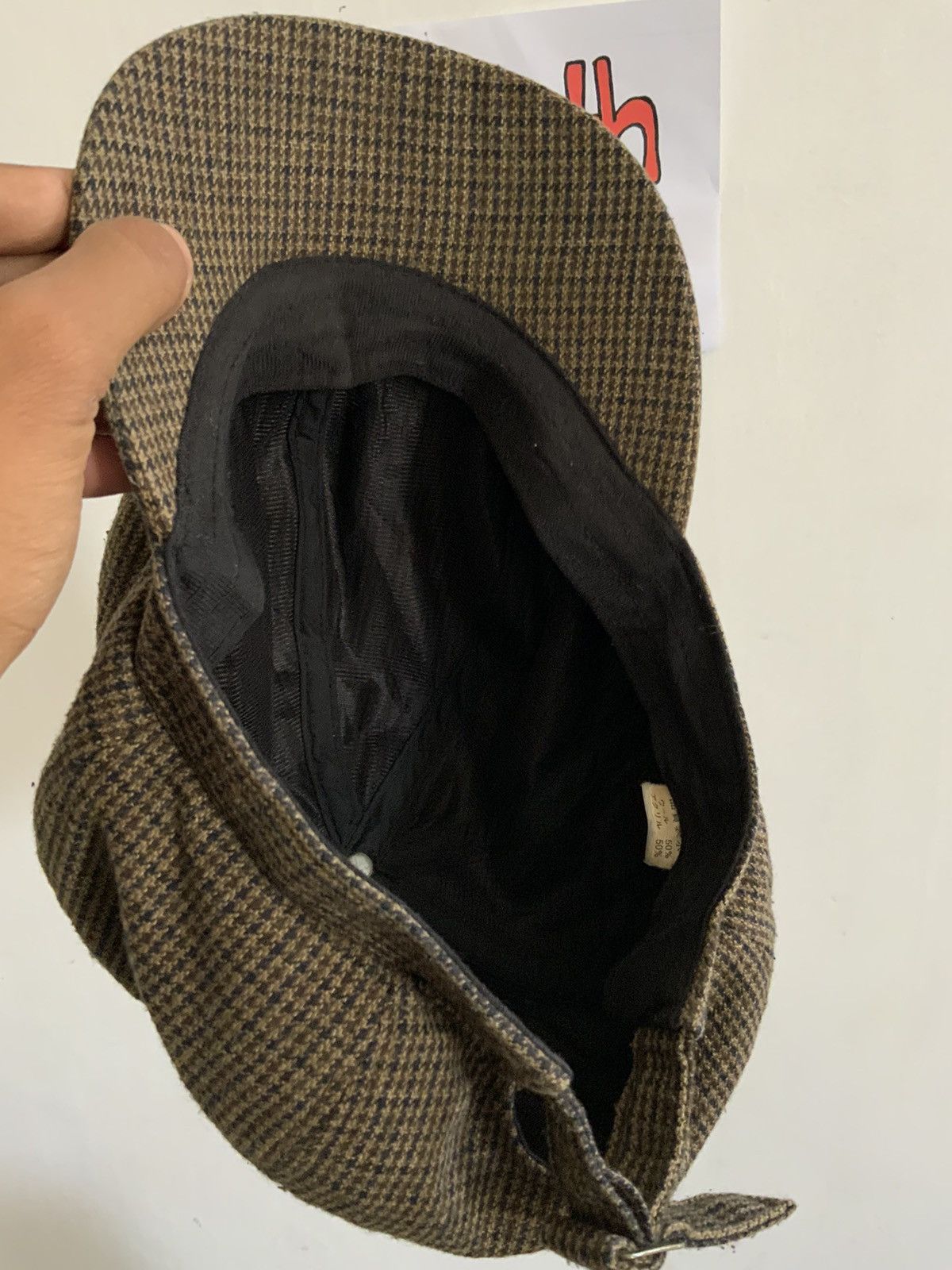 Seditionaries Monogram Houndstooth Newsboy Hat Size ONE SIZE - 8 Thumbnail