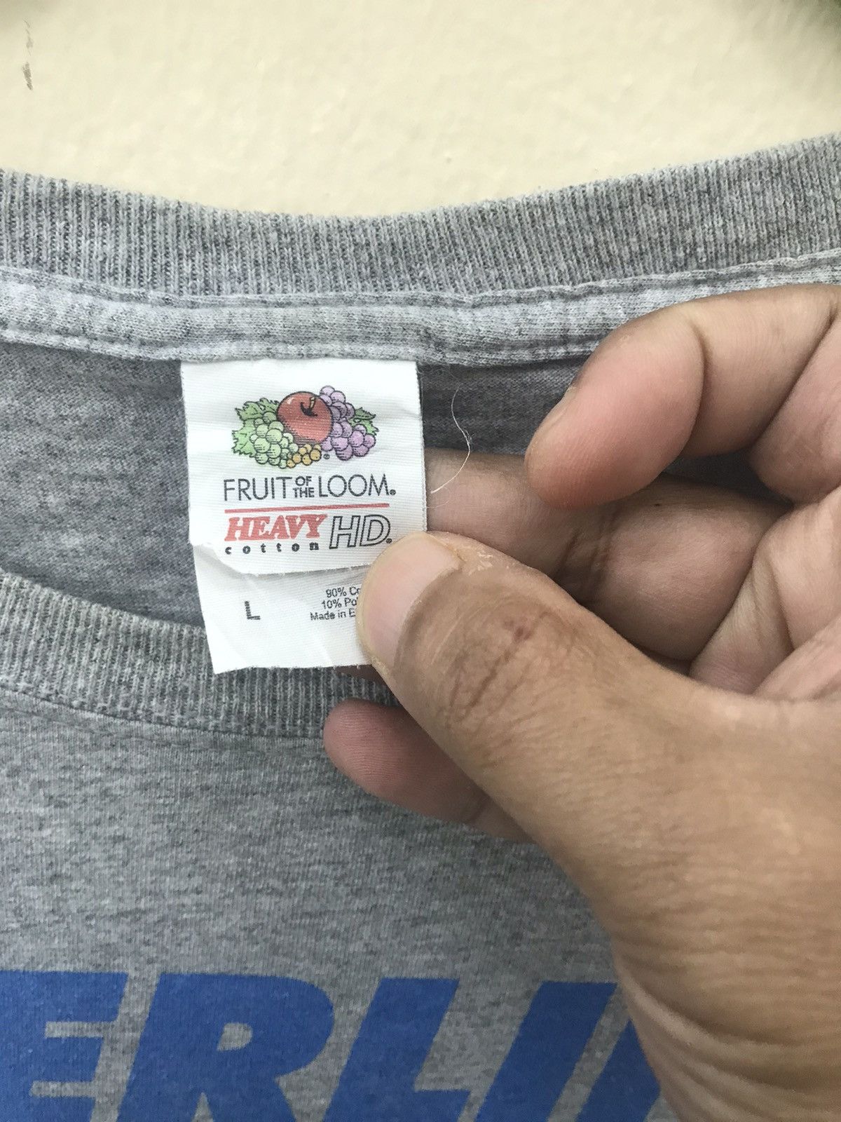 Fruit Of The Loom Fruit Of The Loom Archer Sterling T Shirt Size US L / EU 52-54 / 3 - 8 Thumbnail