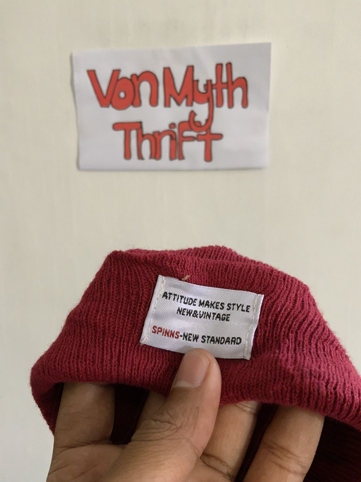 Hat Club Spinns-New Standard Maroon Beanie Hat Size ONE SIZE - 7 Thumbnail