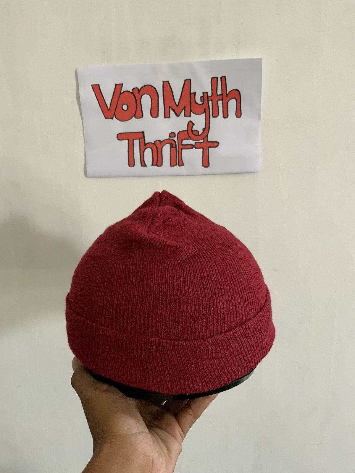 Hat Club Spinns-New Standard Maroon Beanie Hat Size ONE SIZE - 4 Thumbnail
