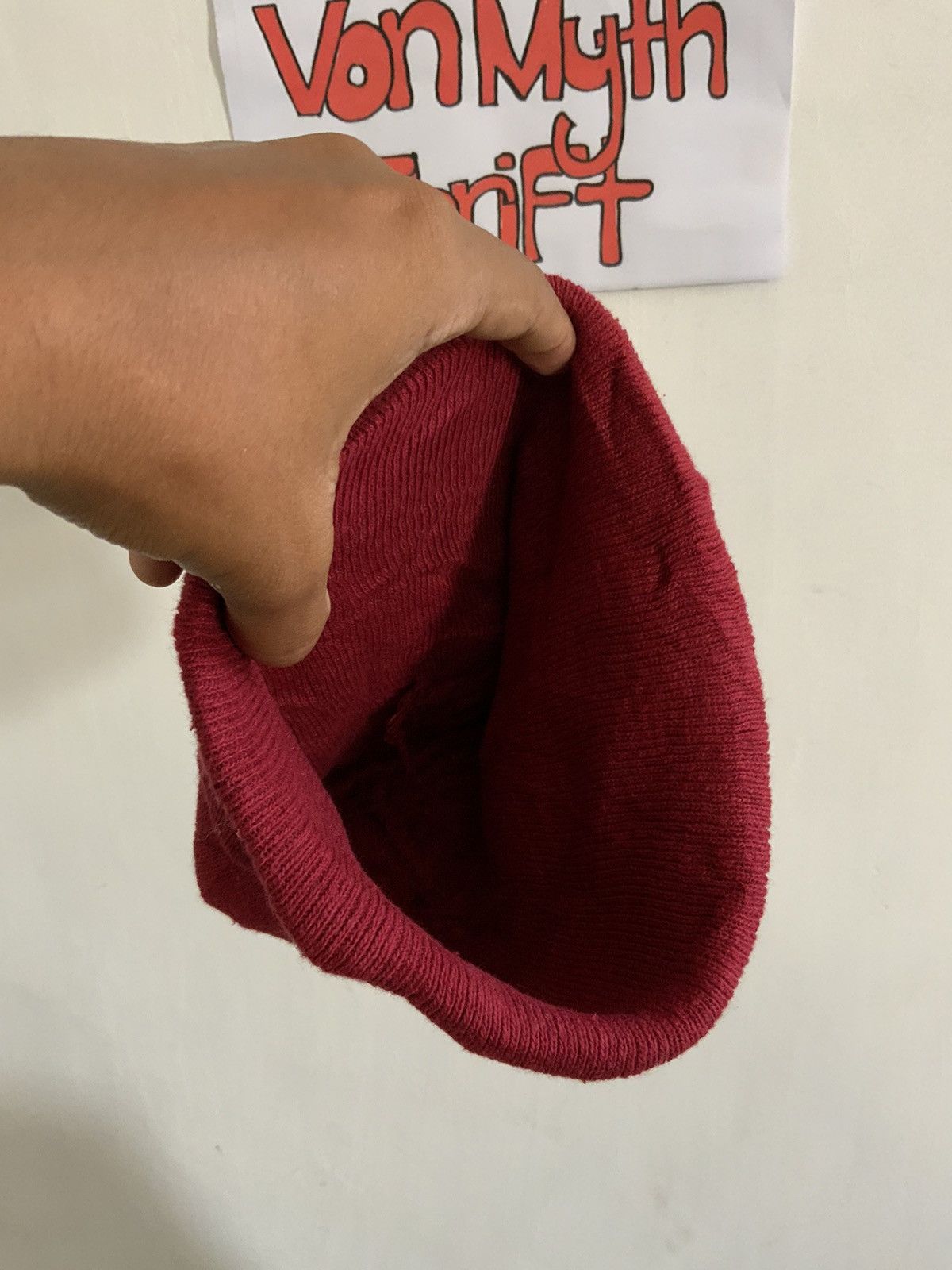 Hat Club Spinns-New Standard Maroon Beanie Hat Size ONE SIZE - 6 Thumbnail