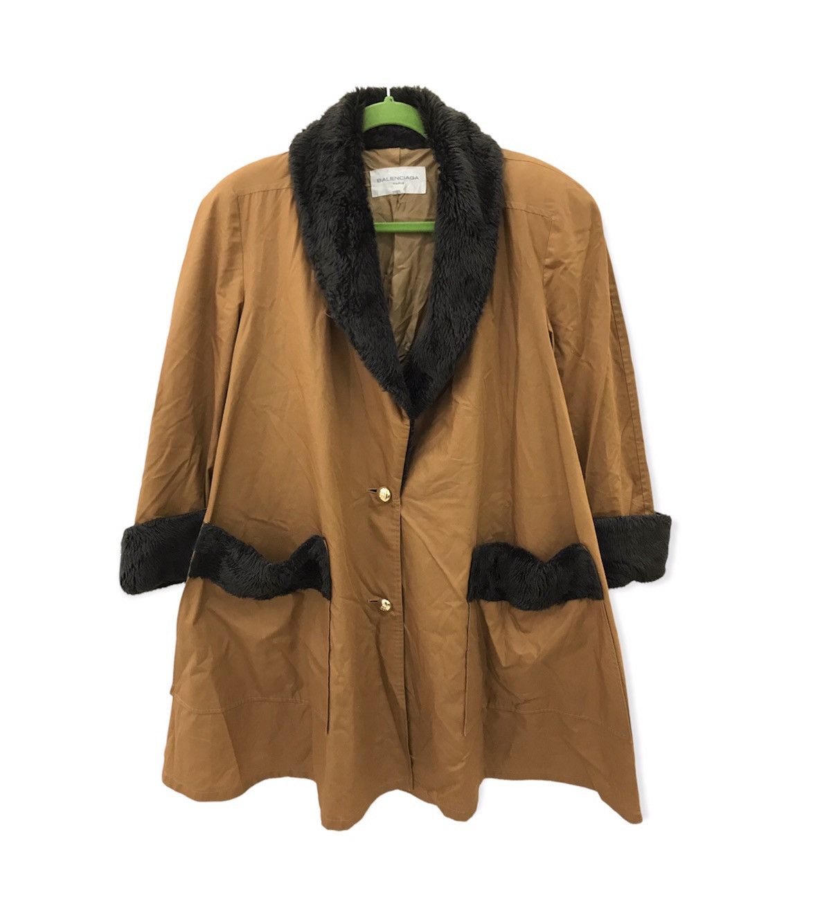 Balenciaga BALENCIAGA Luxury Winter Faux Fur Coat Size US L / EU 52-54 / 3 - 2 Thumbnail