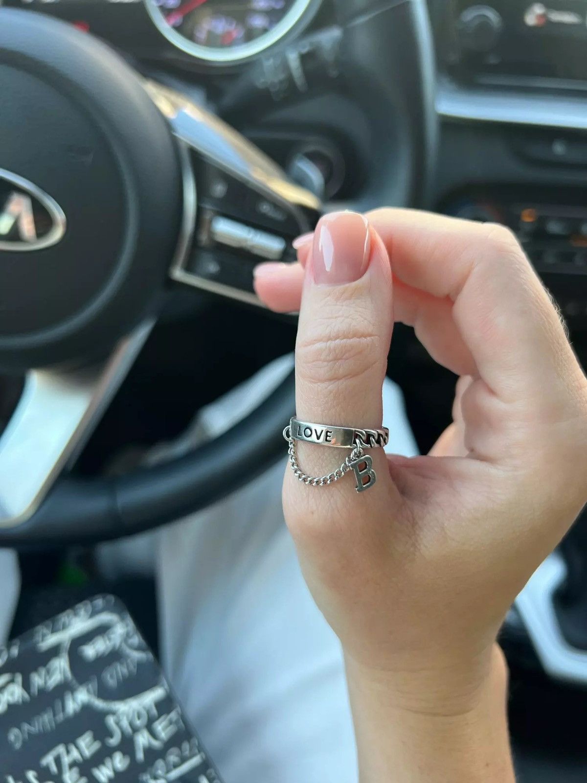 Jewelry Love Chain Tassel Ring Size ONE SIZE - 2 Thumbnail