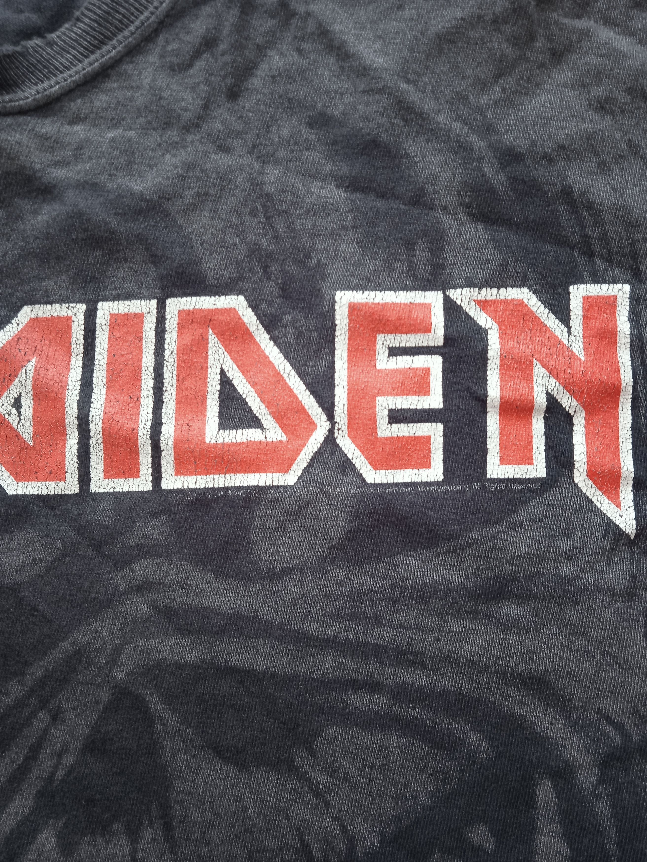 Band Tees Vintage 00s Iron Maiden T-Shirt Thrashed Size US L / EU 52-54 / 3 - 6 Thumbnail
