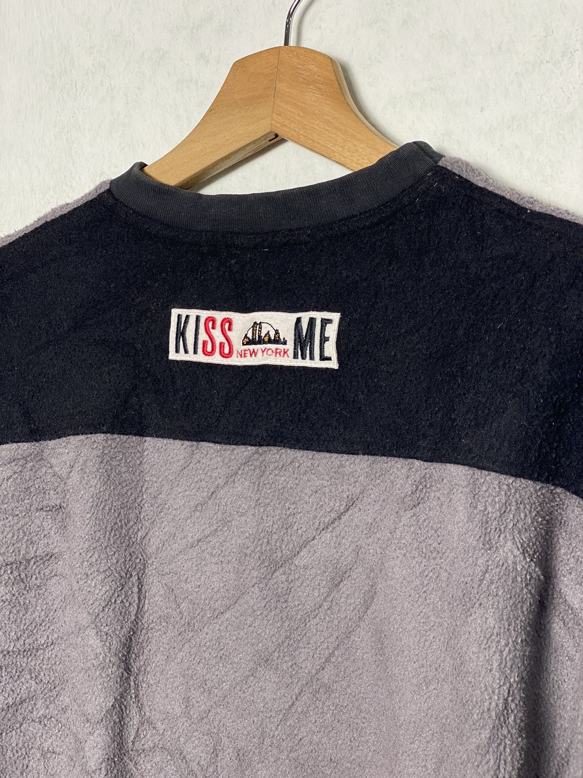 Japanese Brand × Vintage Vintage Kiss Me Printed Fleece / Anime Akira Evangelion Size US L / EU 52-54 / 3 - 6 Thumbnail