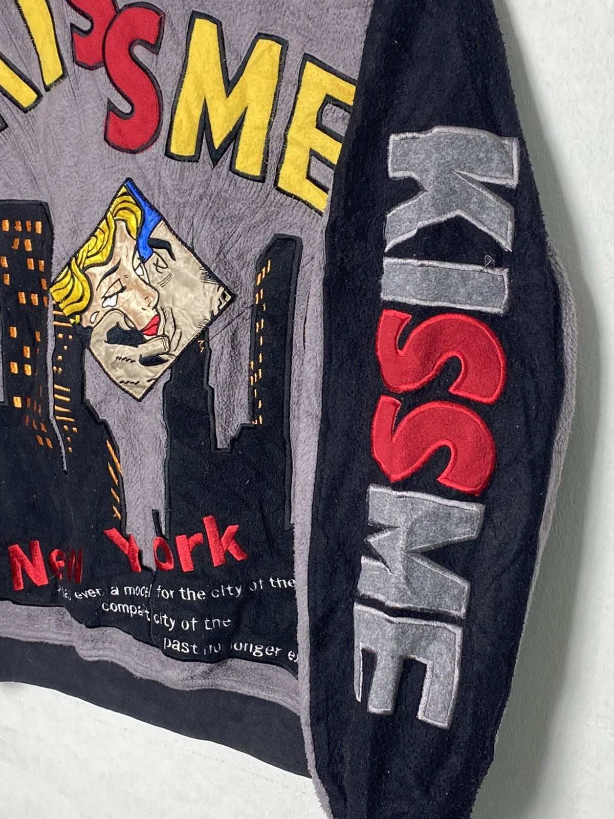 Japanese Brand × Vintage Vintage Kiss Me Printed Fleece / Anime Akira Evangelion Size US L / EU 52-54 / 3 - 3 Thumbnail