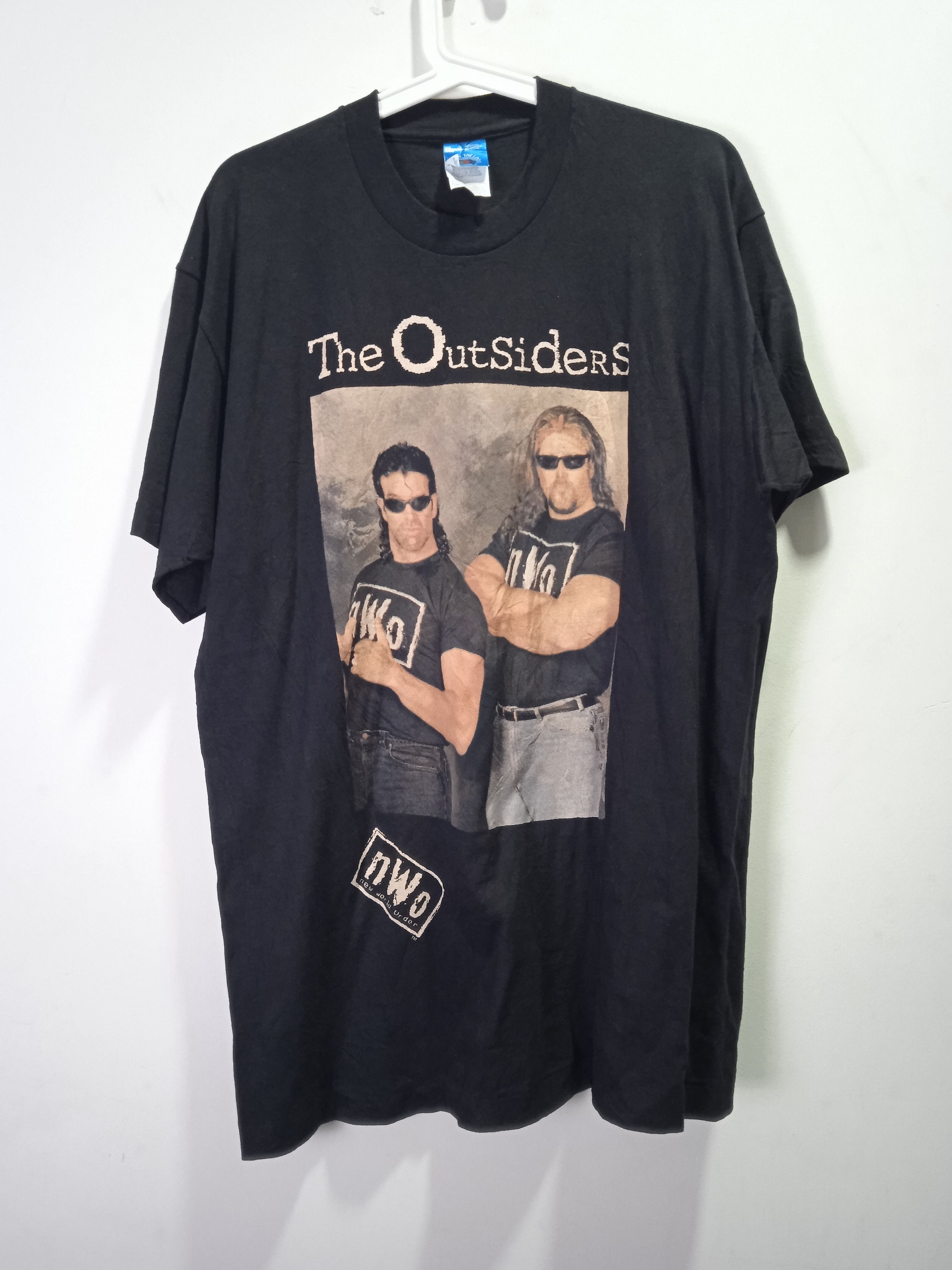 Vintage Vintage 90s WCW NWO The Outsider T-Shirt L Size US L / EU 52-54 / 3 - 1 Thumbnail