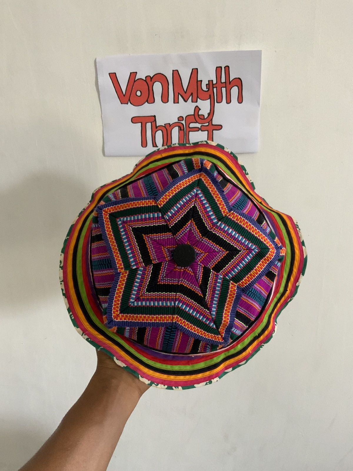 Japanese Brand Vintage Native Style Bucket Hat Size ONE SIZE - 5 Thumbnail