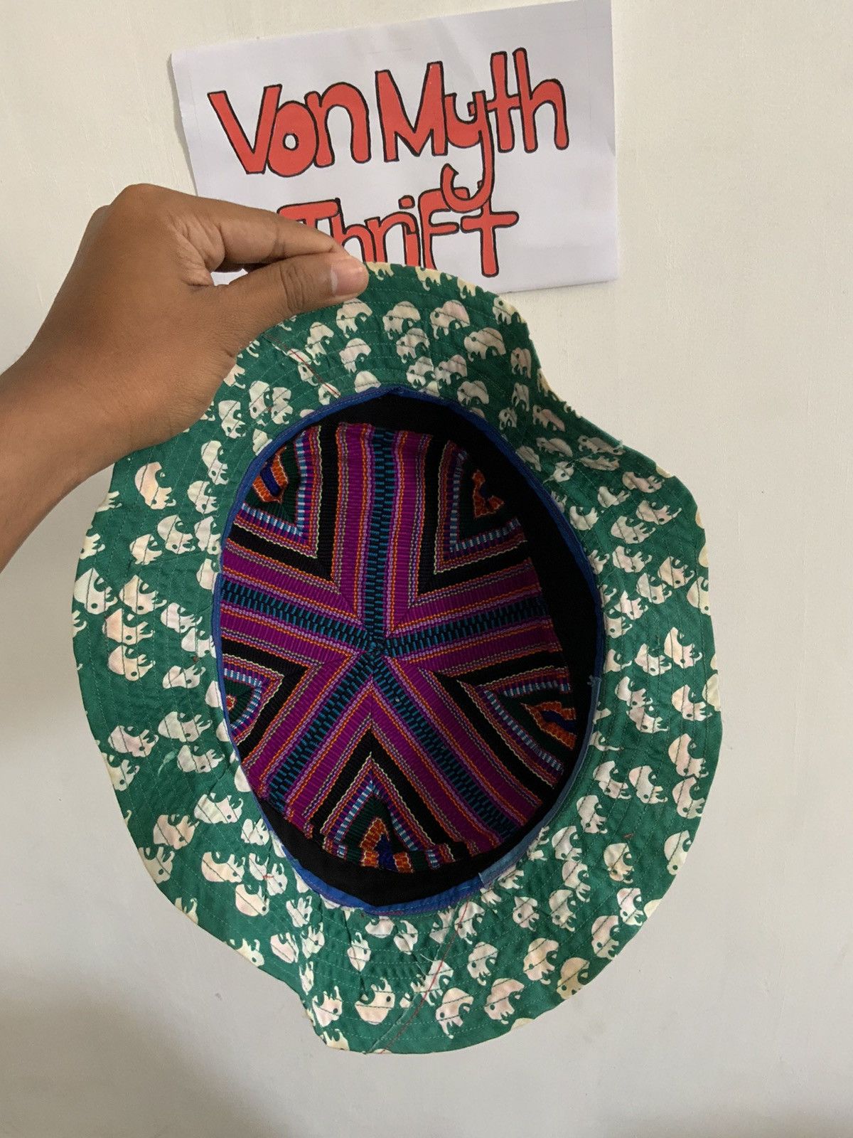 Japanese Brand Vintage Native Style Bucket Hat Size ONE SIZE - 6 Thumbnail