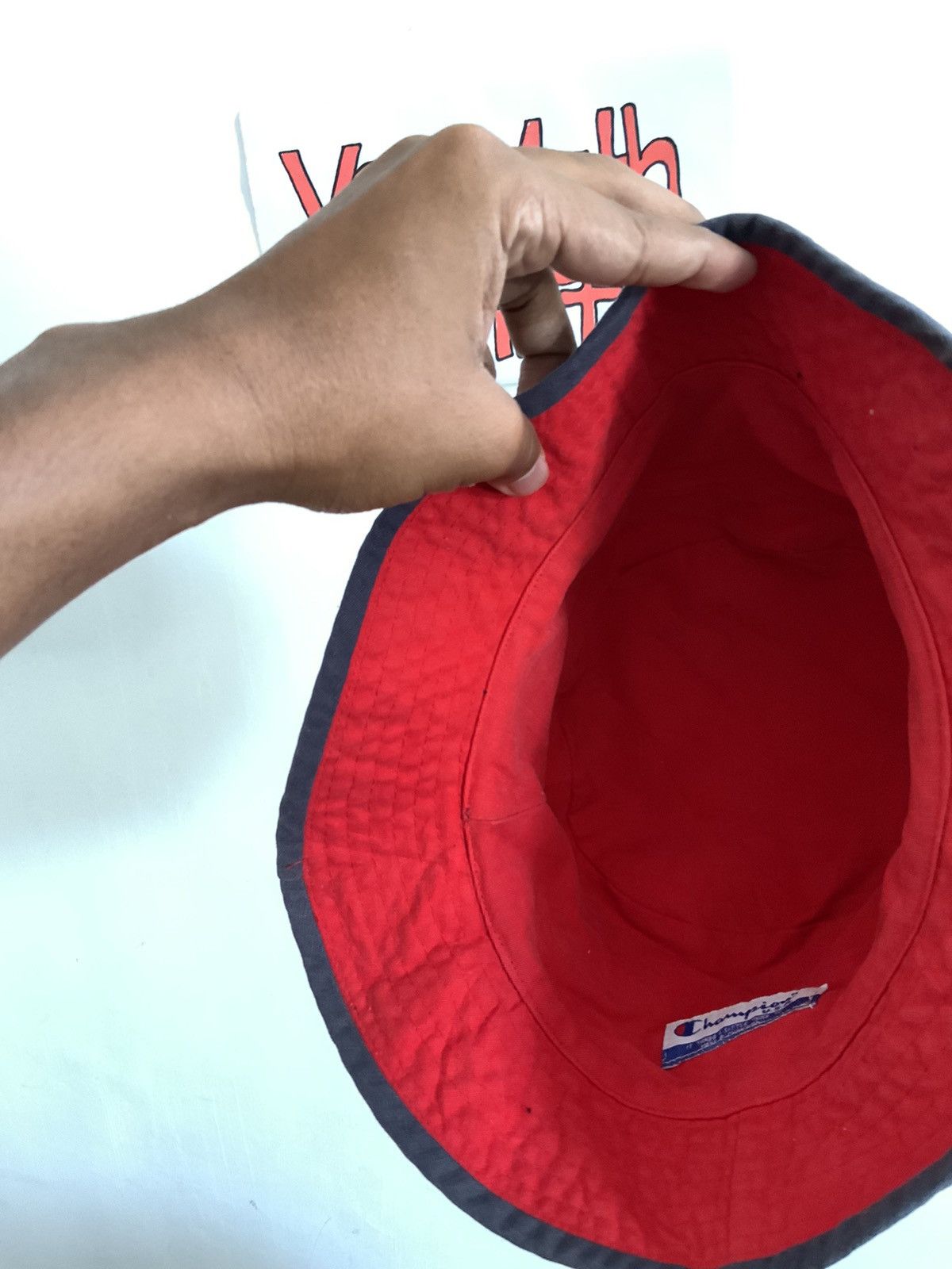 Champion Vintage Champion U.S.A Spellout Fade Bucket Hat Size ONE SIZE - 10 Thumbnail