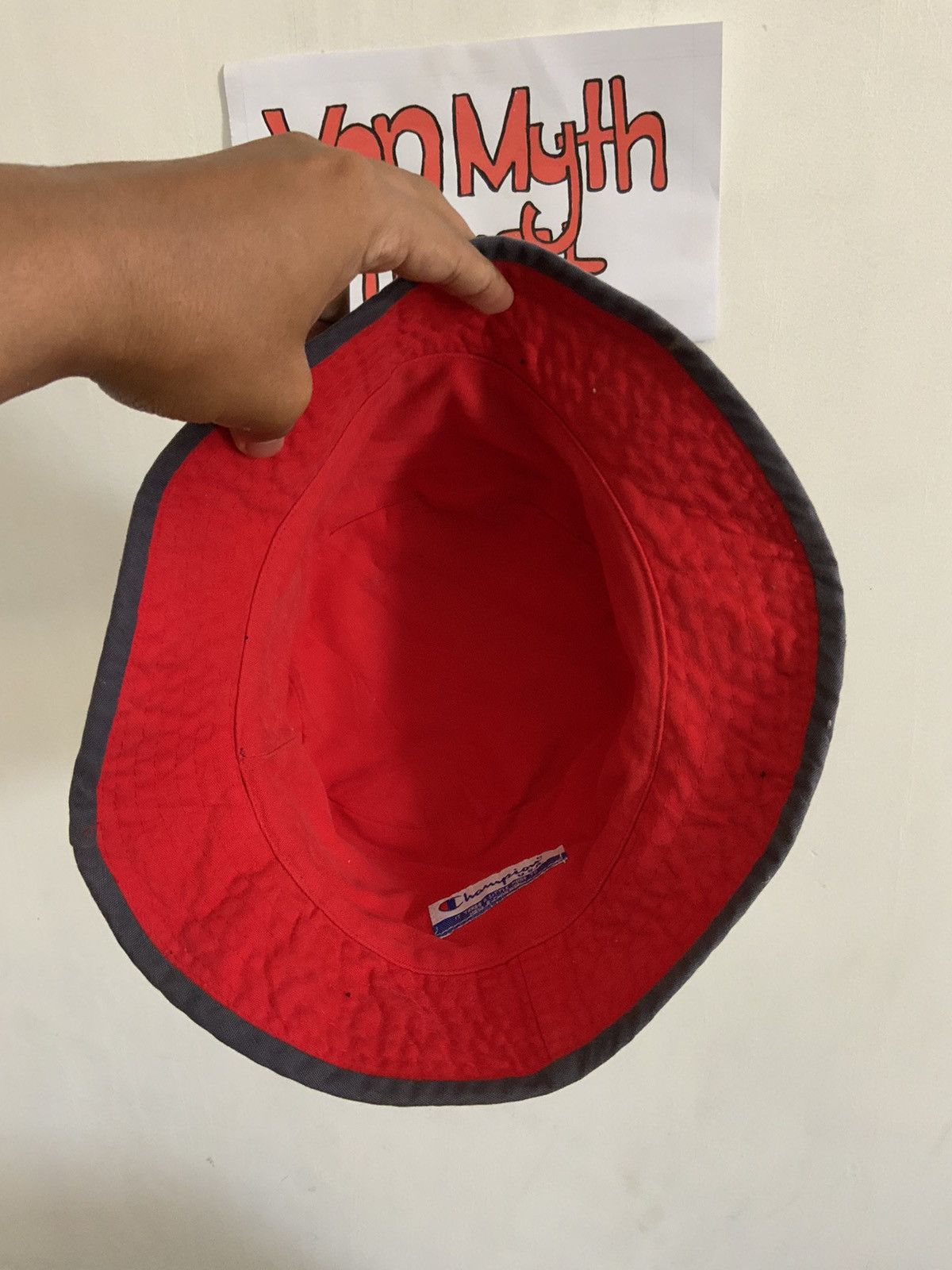 Champion Vintage Champion U.S.A Spellout Fade Bucket Hat Size ONE SIZE - 7 Thumbnail