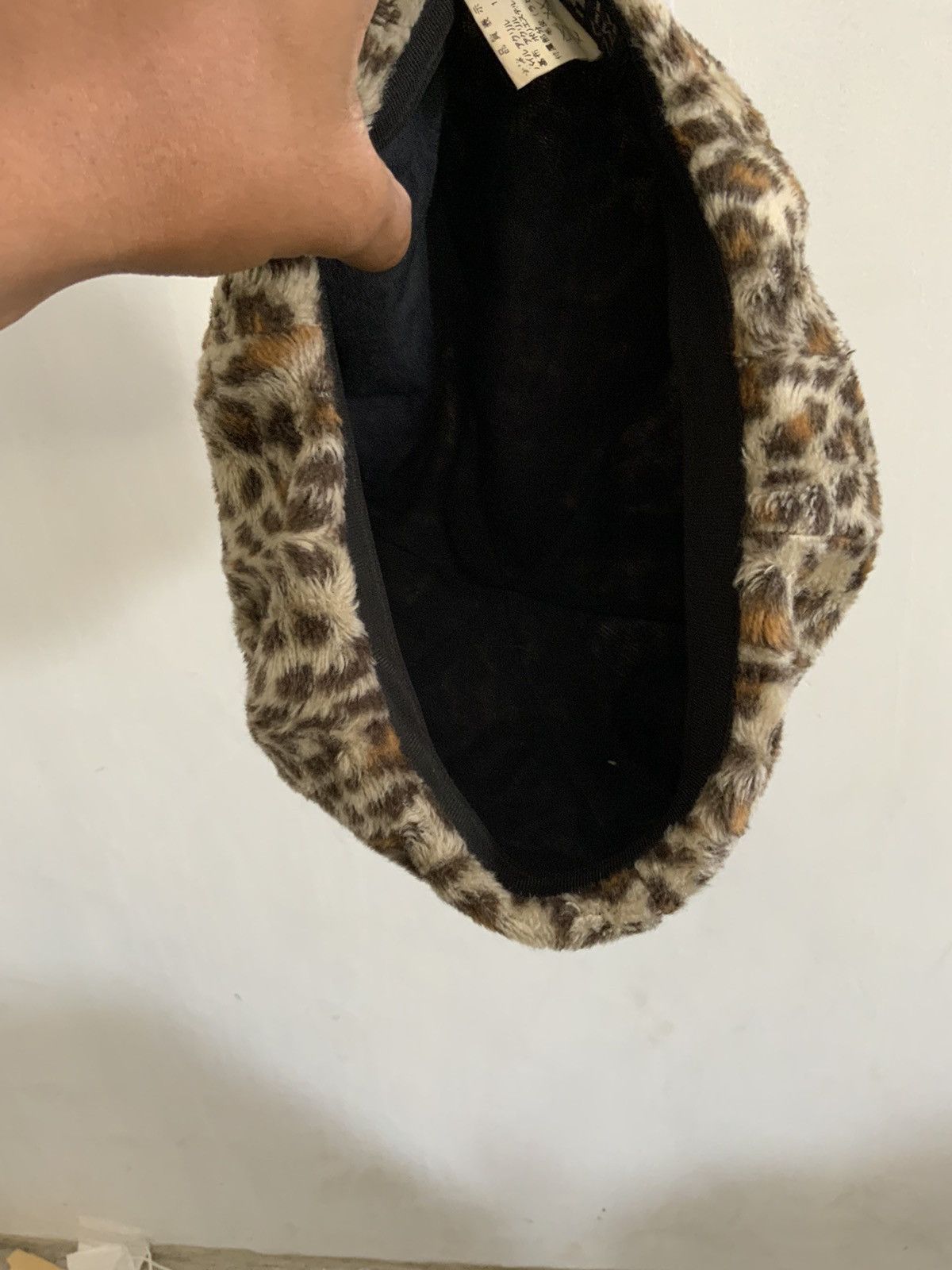 Japanese Brand Na Mi Ka Design Leopard Fur Japan Made Hat Size ONE SIZE - 10 Thumbnail