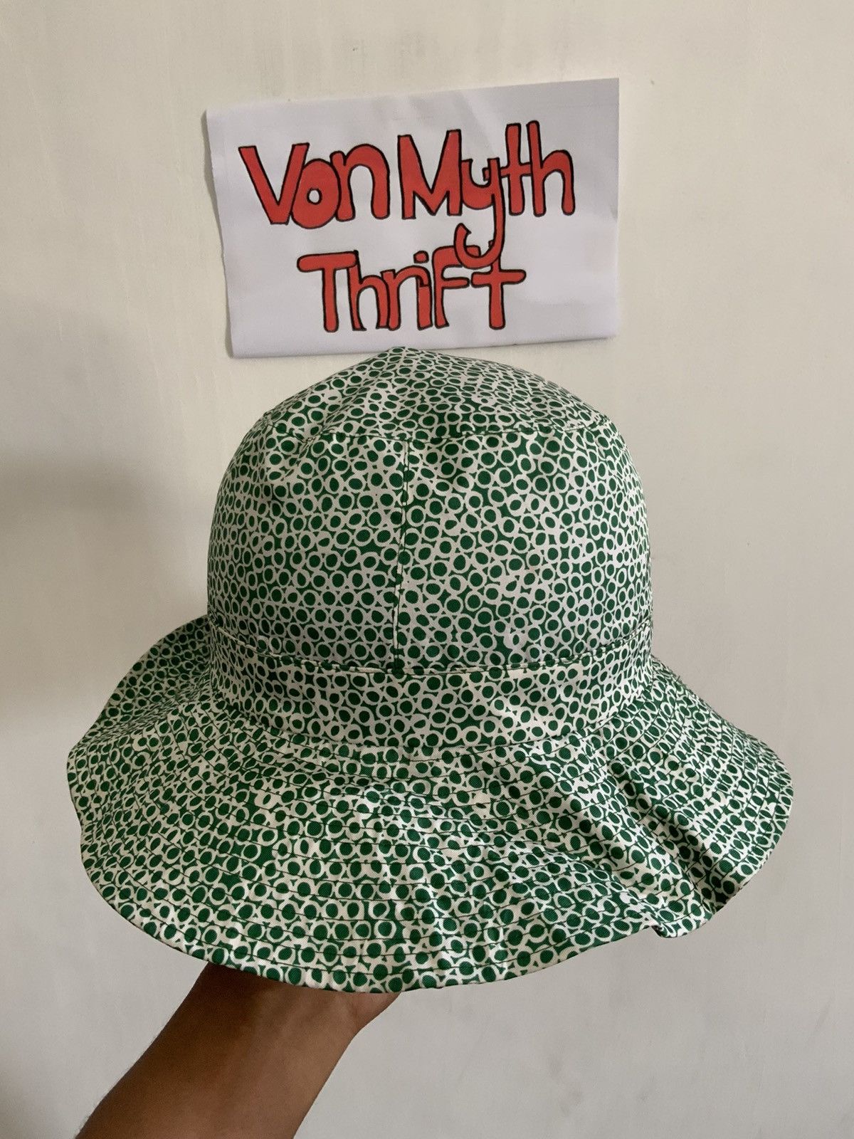 Hat Club Pokaldot Green Outdoor Bucket Hat Size ONE SIZE - 5 Thumbnail