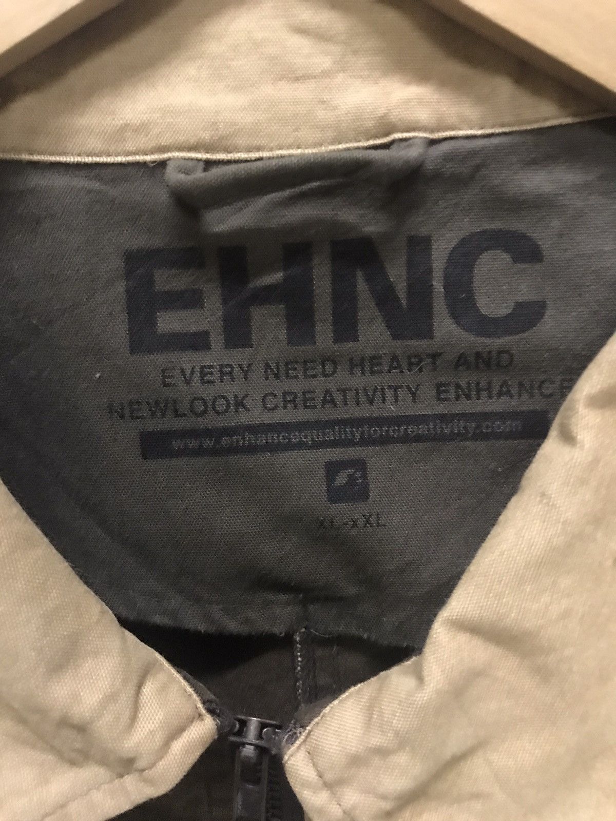 Japanese Brand × Vintage Vintage Enchance patchwork zipper jacket nice design Size US XXL / EU 58 / 5 - 7 Thumbnail