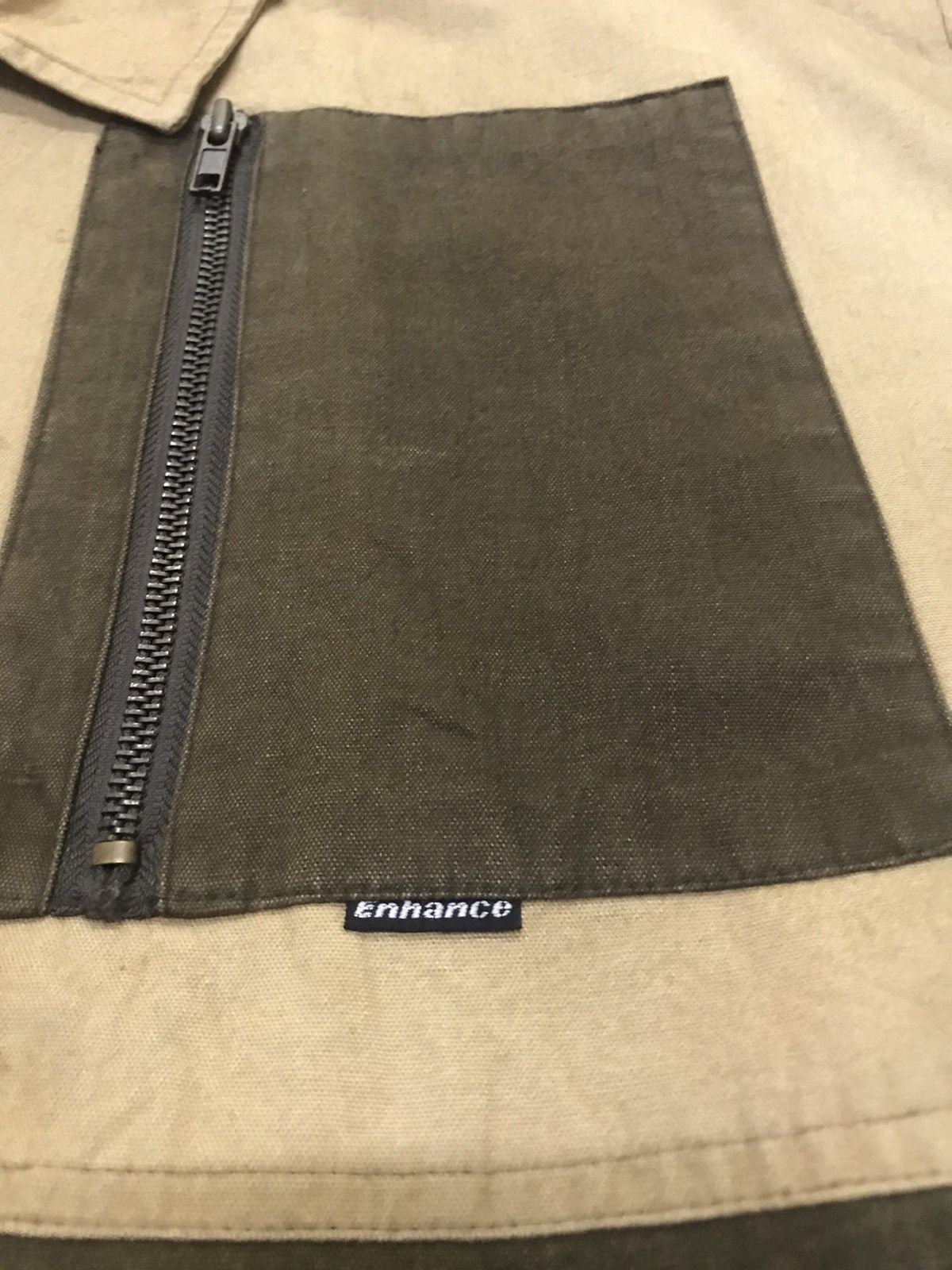 Japanese Brand × Vintage Vintage Enchance patchwork zipper jacket nice design Size US XXL / EU 58 / 5 - 6 Thumbnail