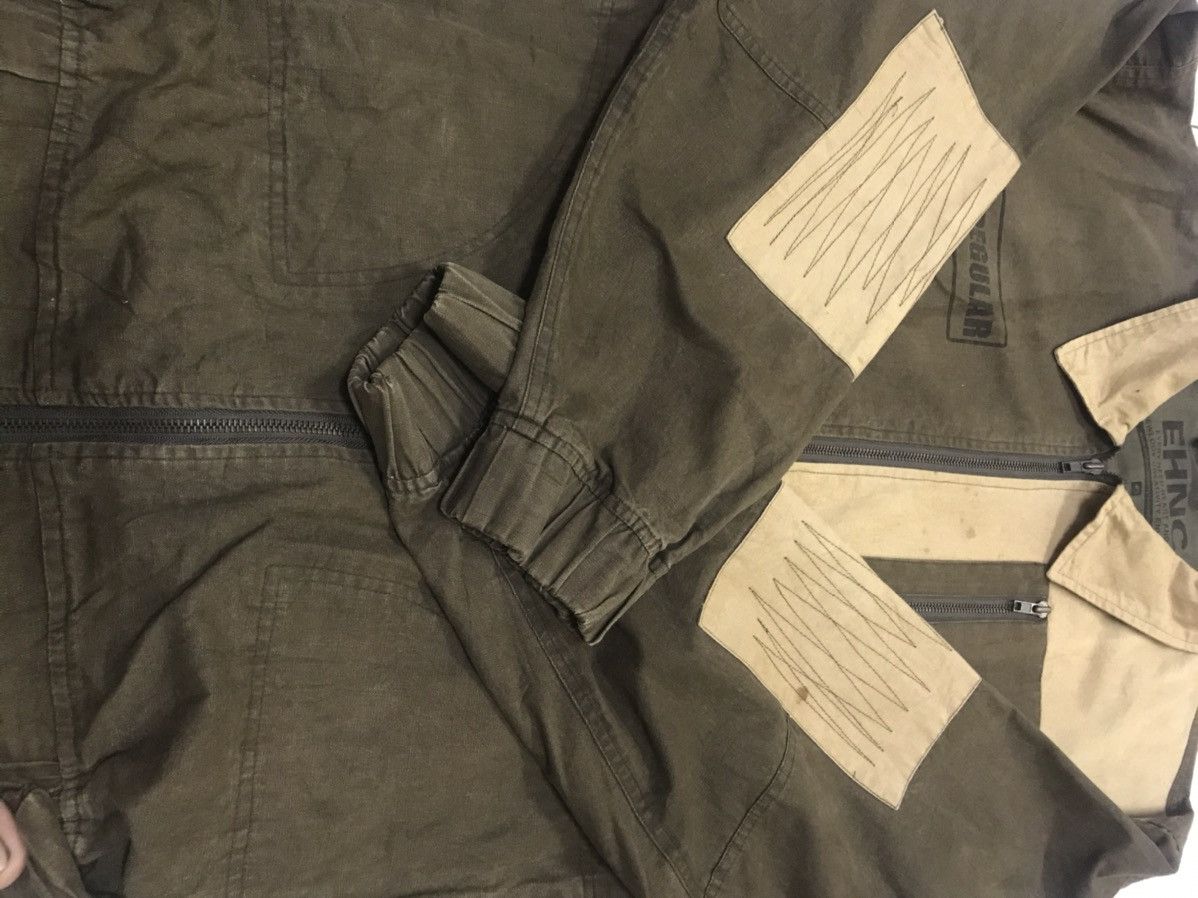 Japanese Brand × Vintage Vintage Enchance patchwork zipper jacket nice design Size US XXL / EU 58 / 5 - 9 Thumbnail