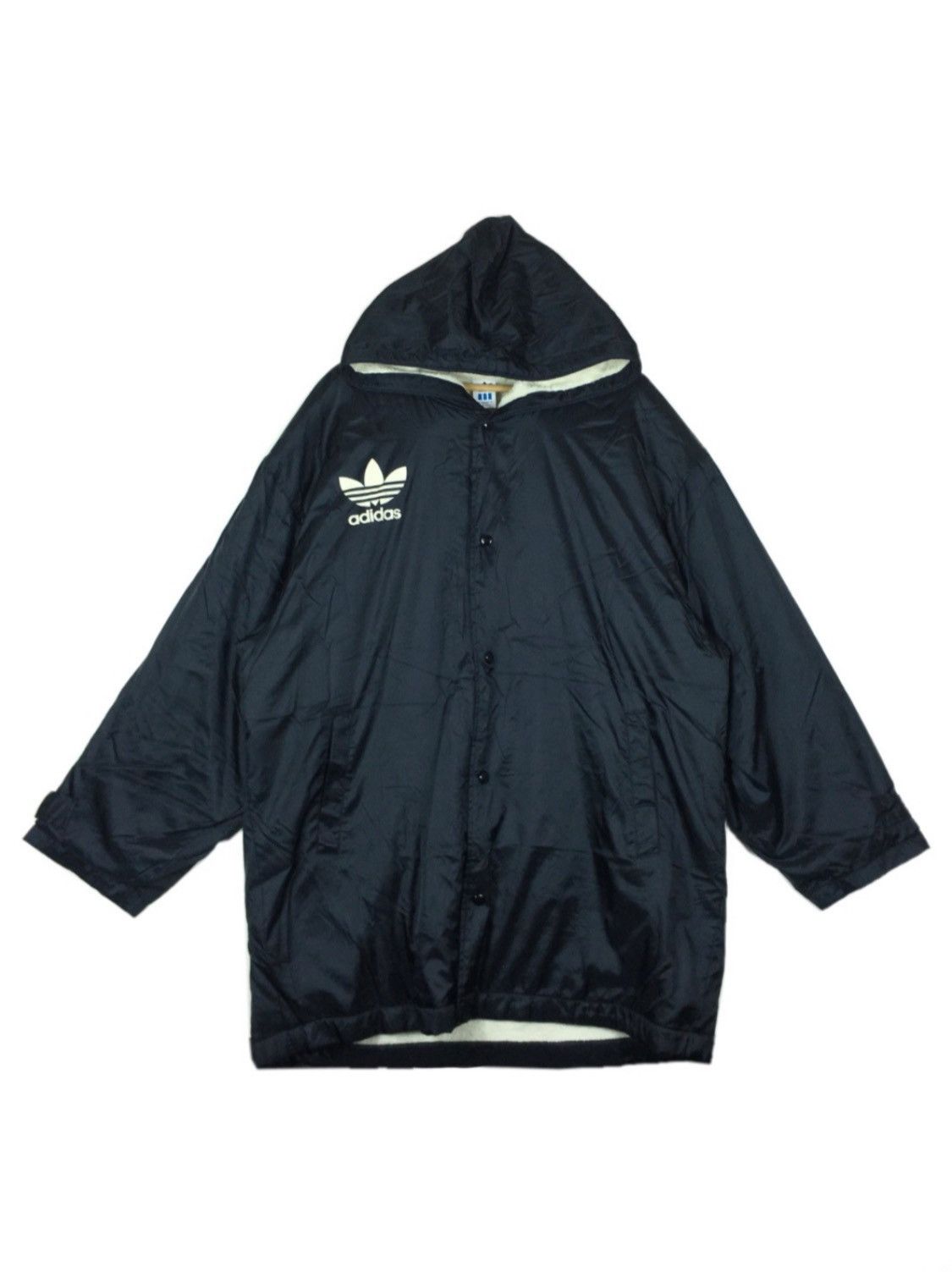 Adidas Adidas Trefoil Big Logo Pile Lined Raincoat Size US M / EU 48-50 / 2 - 1 Thumbnail