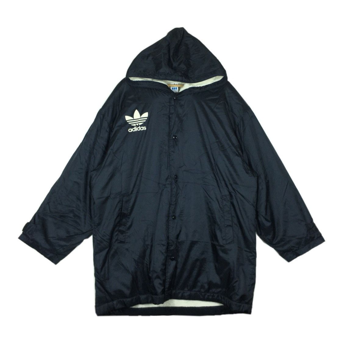 Adidas Adidas Trefoil Big Logo Pile Lined Raincoat Size US M / EU 48-50 / 2 - 2 Thumbnail