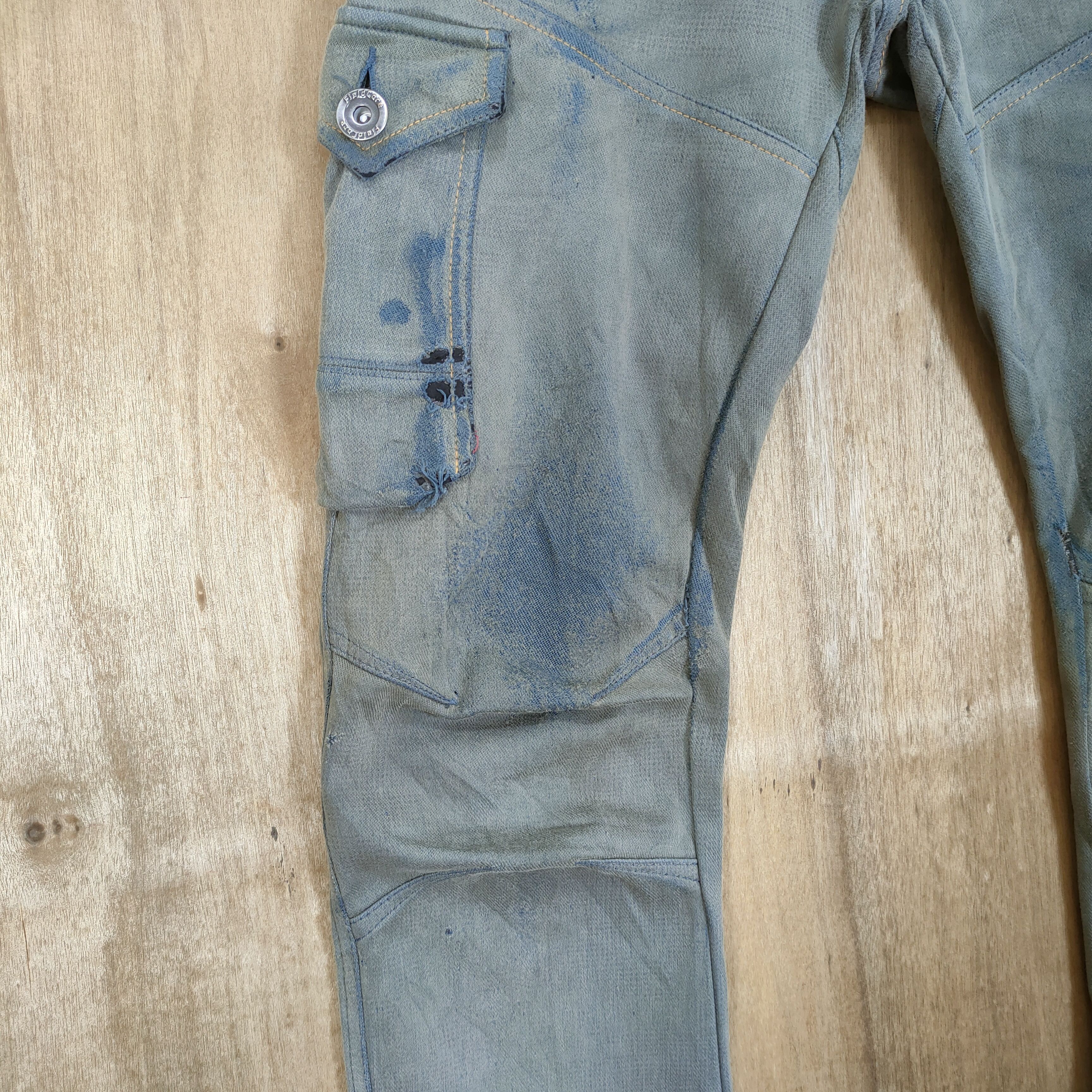Japanese Brand JAPANESE BRAND FADED RUSTY CARGO PANTS Size US 29 - 6 Thumbnail