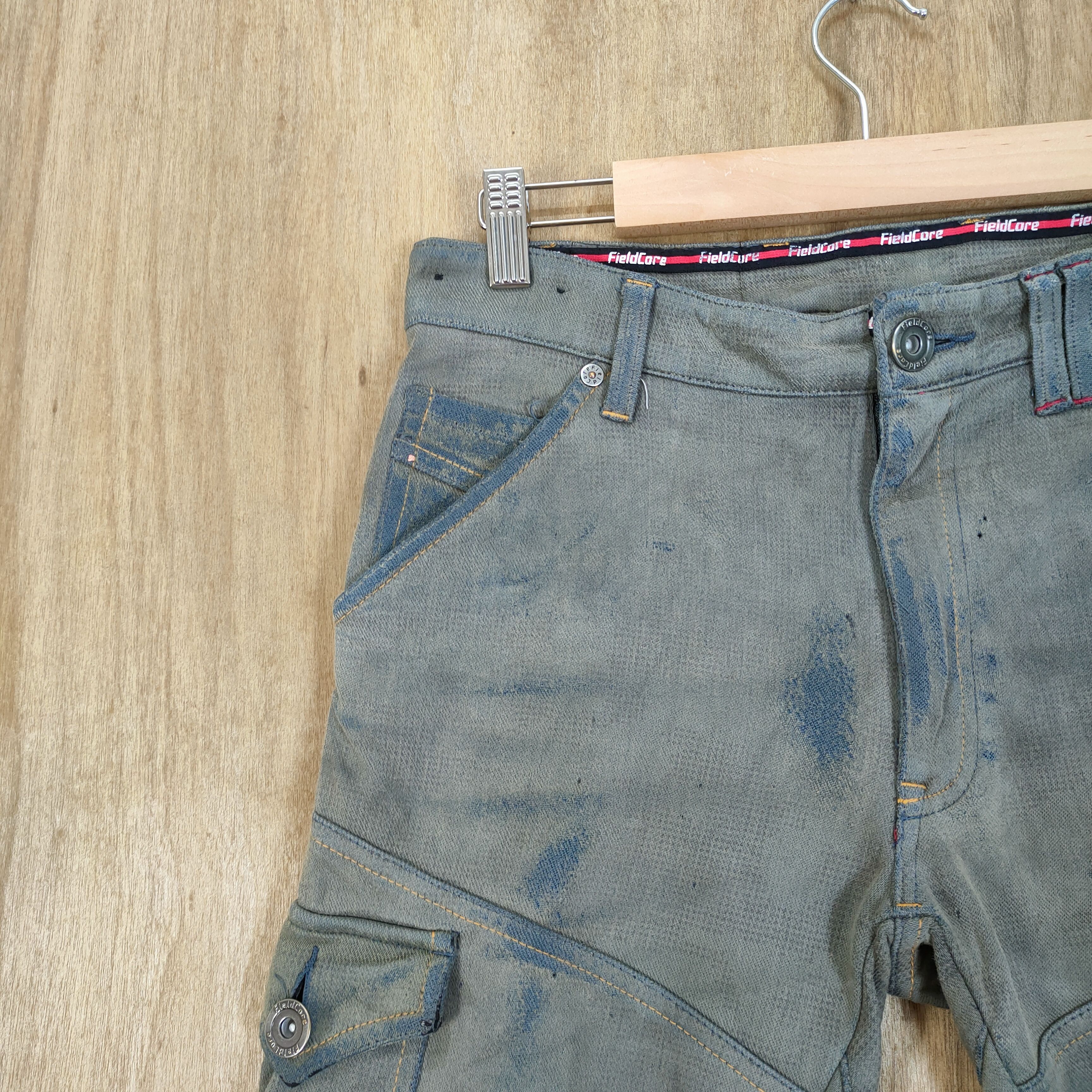 Japanese Brand JAPANESE BRAND FADED RUSTY CARGO PANTS Size US 29 - 5 Thumbnail