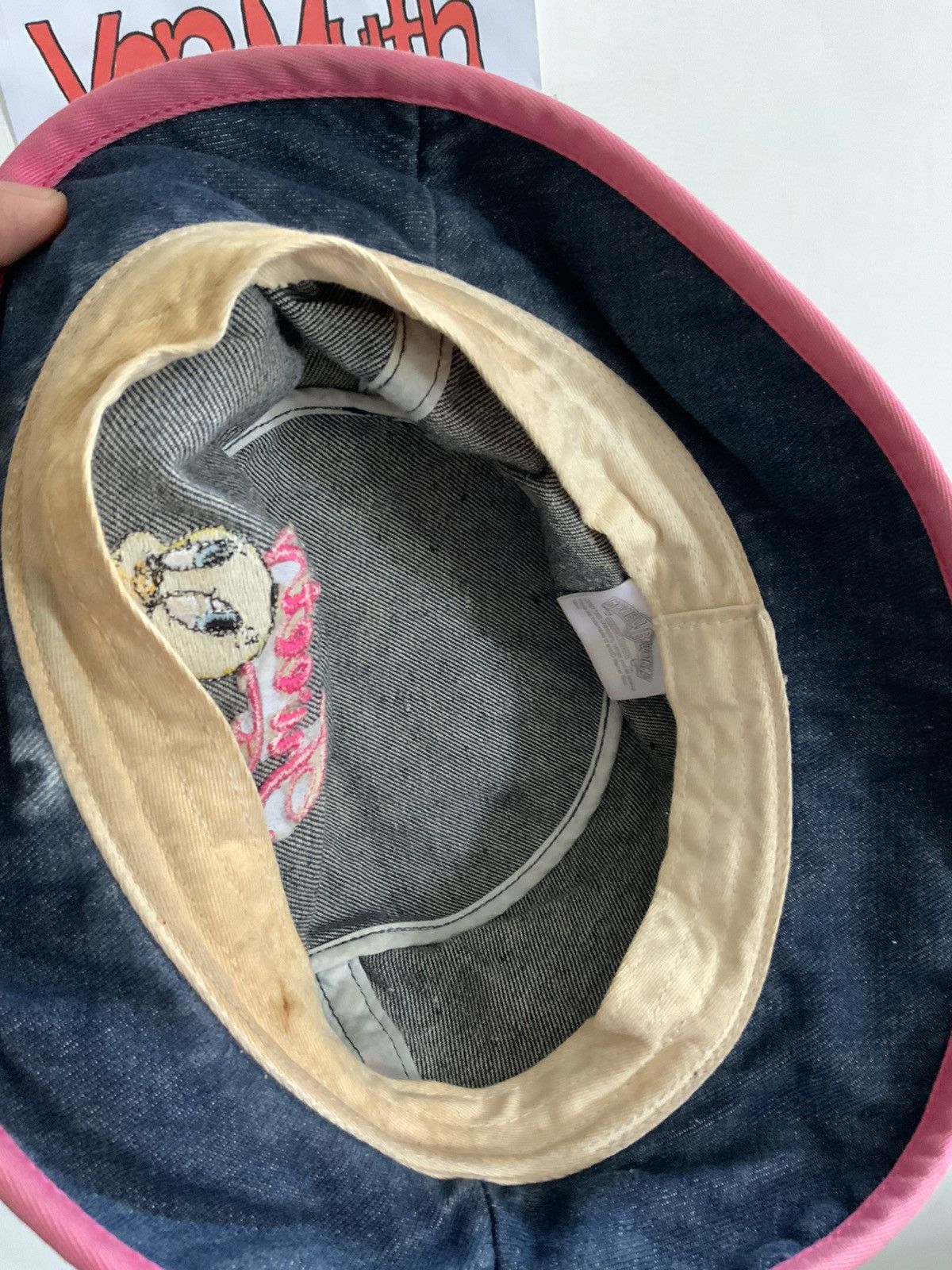 Vintage Vintage Tweety Denim Warner Bros Hat Size ONE SIZE - 13 Thumbnail