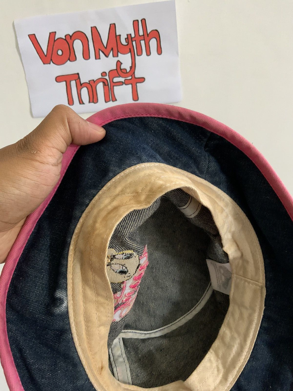 Vintage Vintage Tweety Denim Warner Bros Hat Size ONE SIZE - 12 Thumbnail