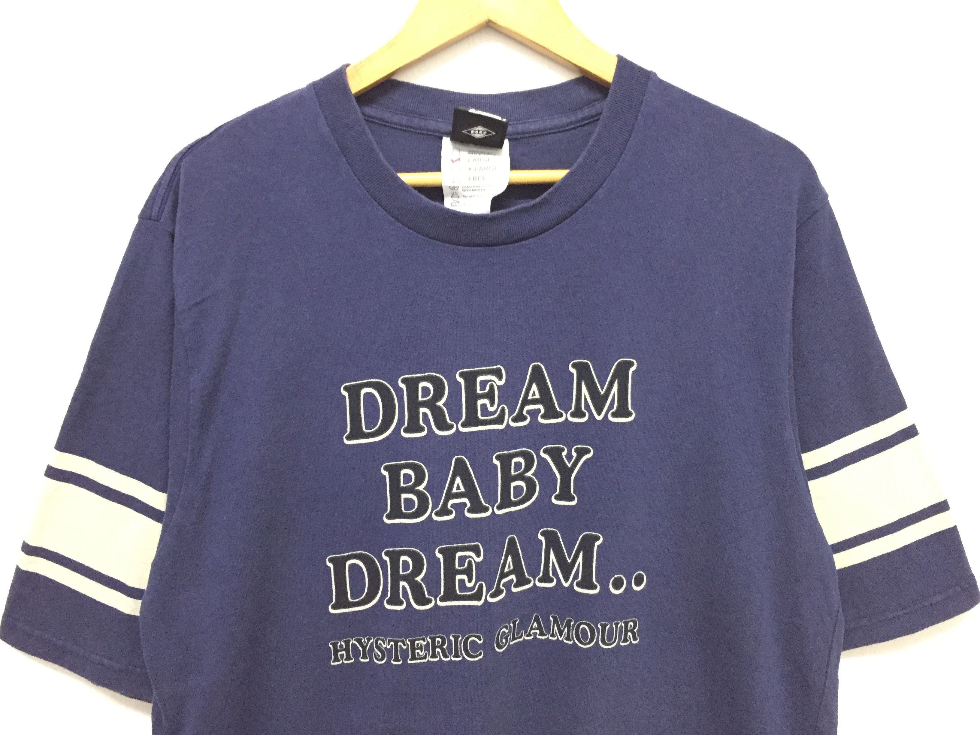 Hysteric Glamour 84 dream baby dream logo tee Size US L / EU 52-54 / 3 - 3 Thumbnail