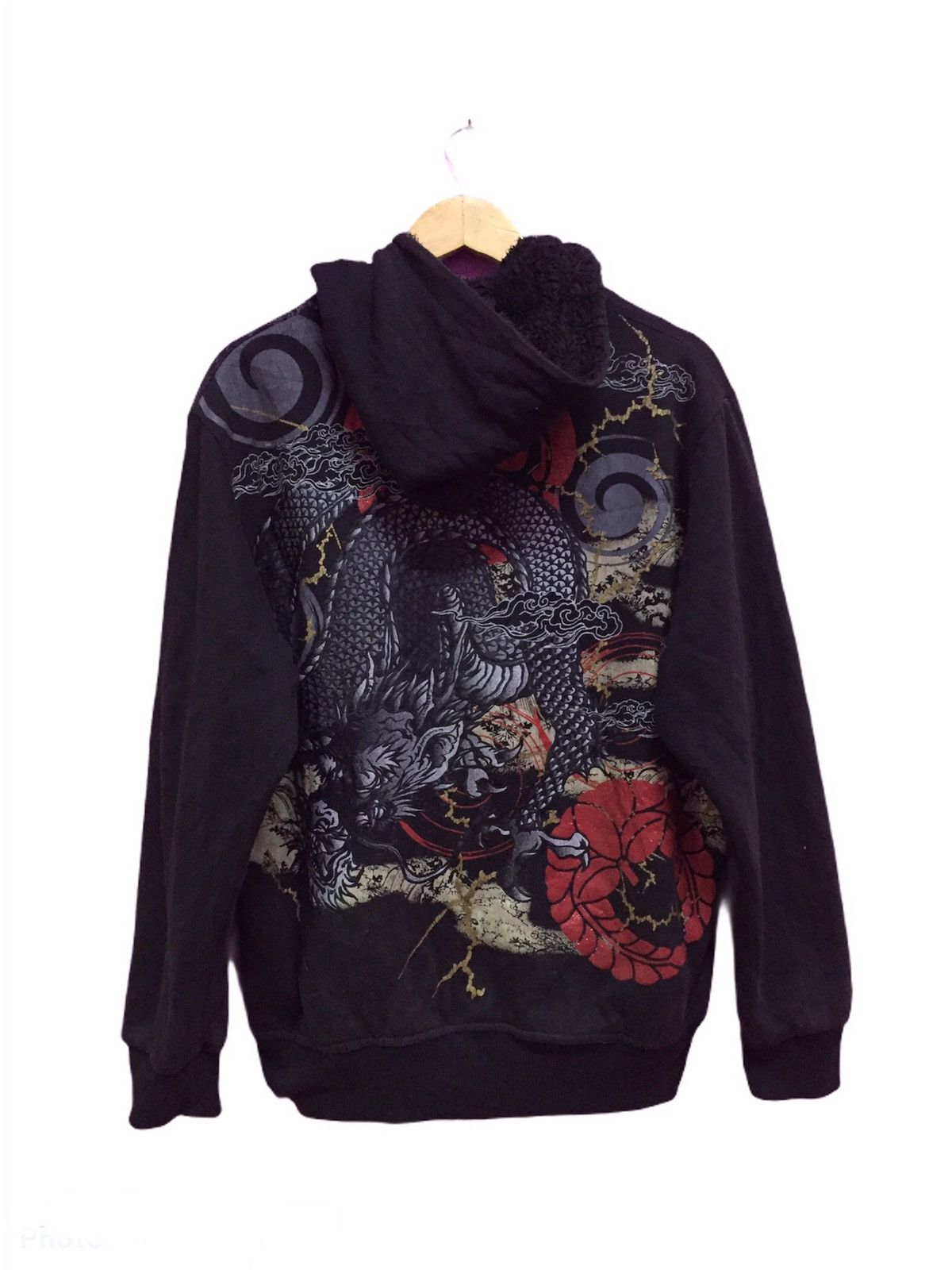 Japanese Brand Vintage 90s Big Dragon Big Logo Japanese Hoodies Size LL Size US L / EU 52-54 / 3 - 2 Thumbnail
