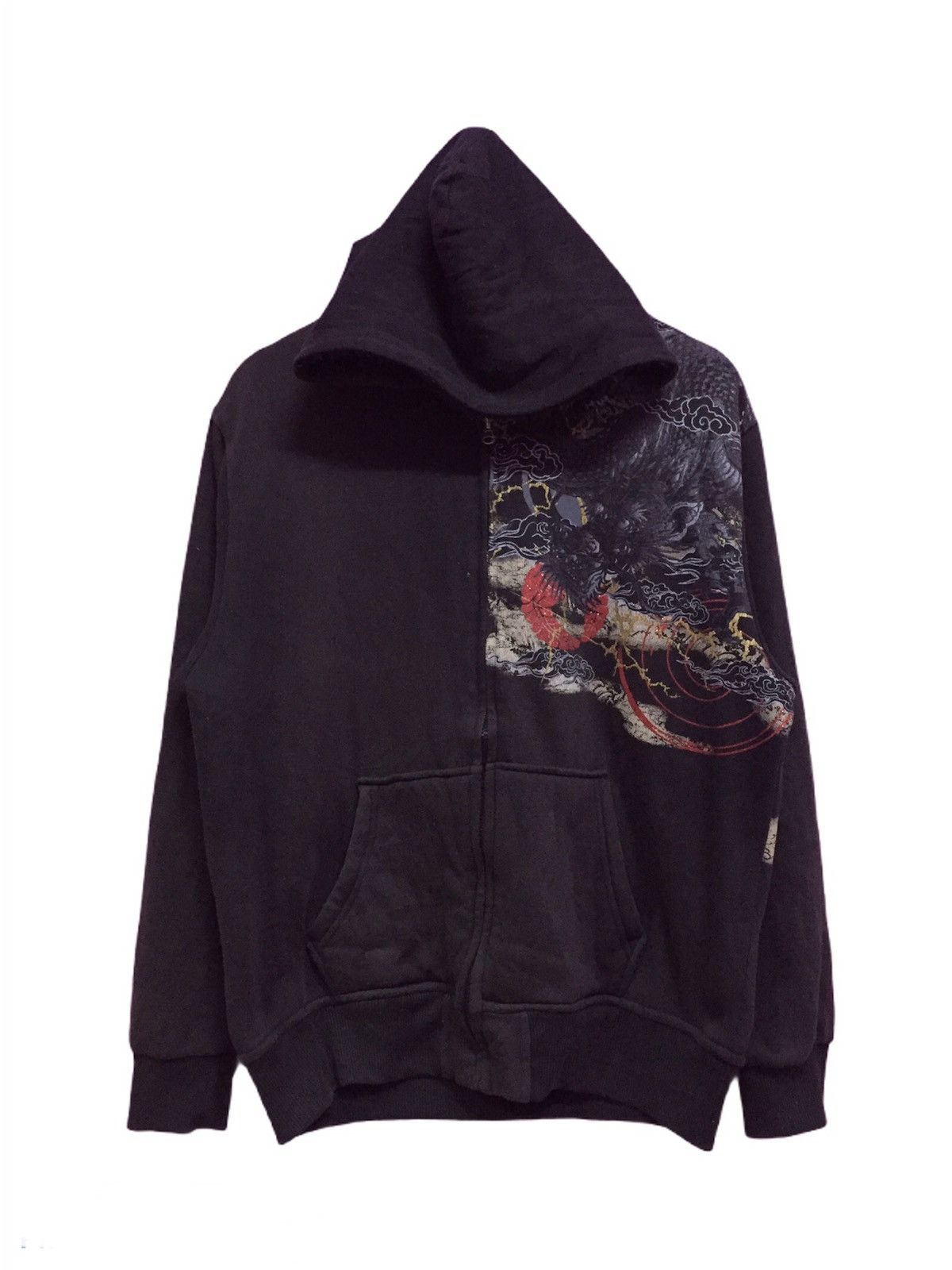 Japanese Brand Vintage 90s Big Dragon Big Logo Japanese Hoodies Size LL Size US L / EU 52-54 / 3 - 1 Thumbnail