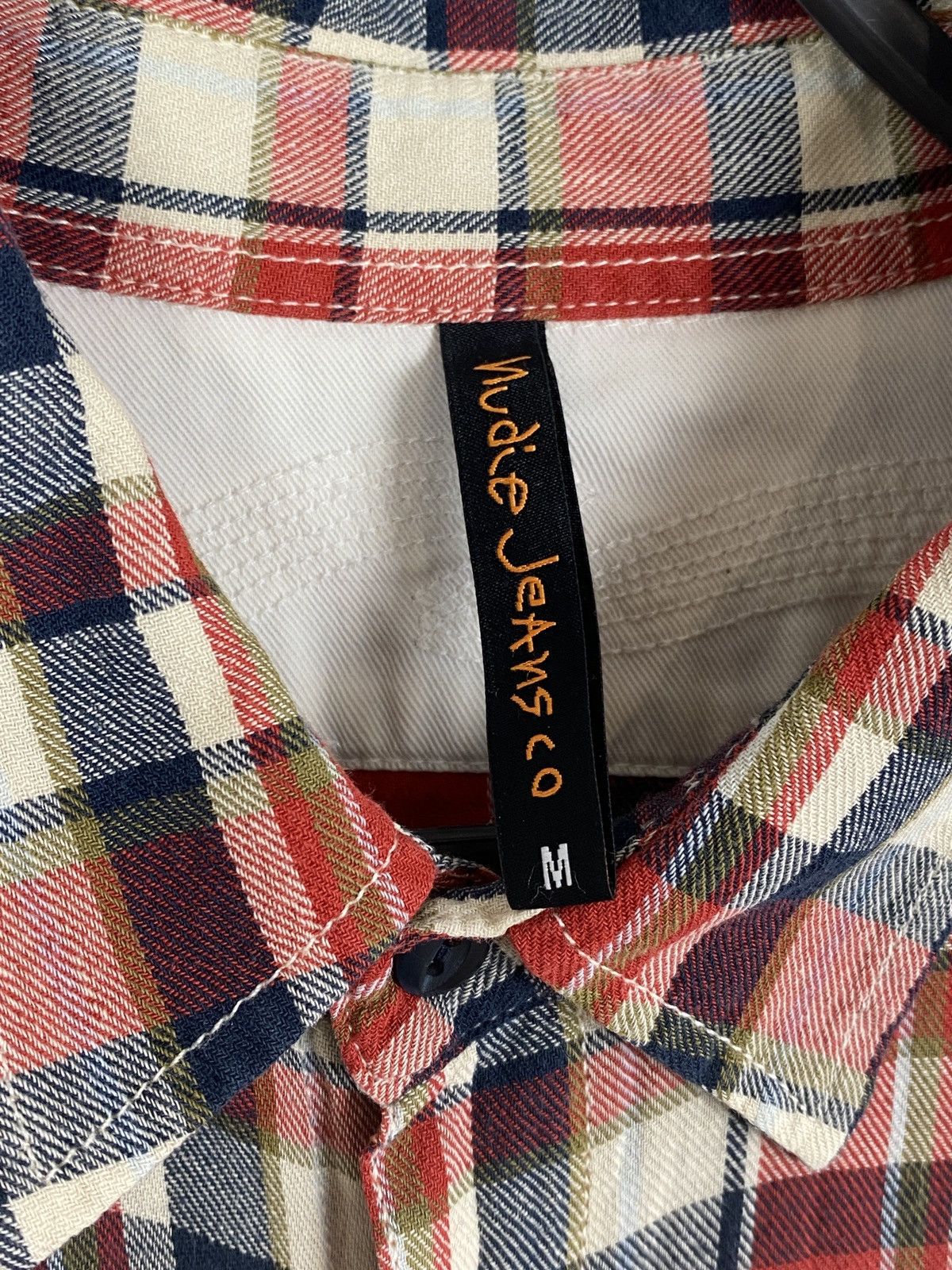 Nudie Jeans Nudie Jeans Lino Blend Checkered Long Sleeve Shirt Size US M / EU 48-50 / 2 - 6 Thumbnail