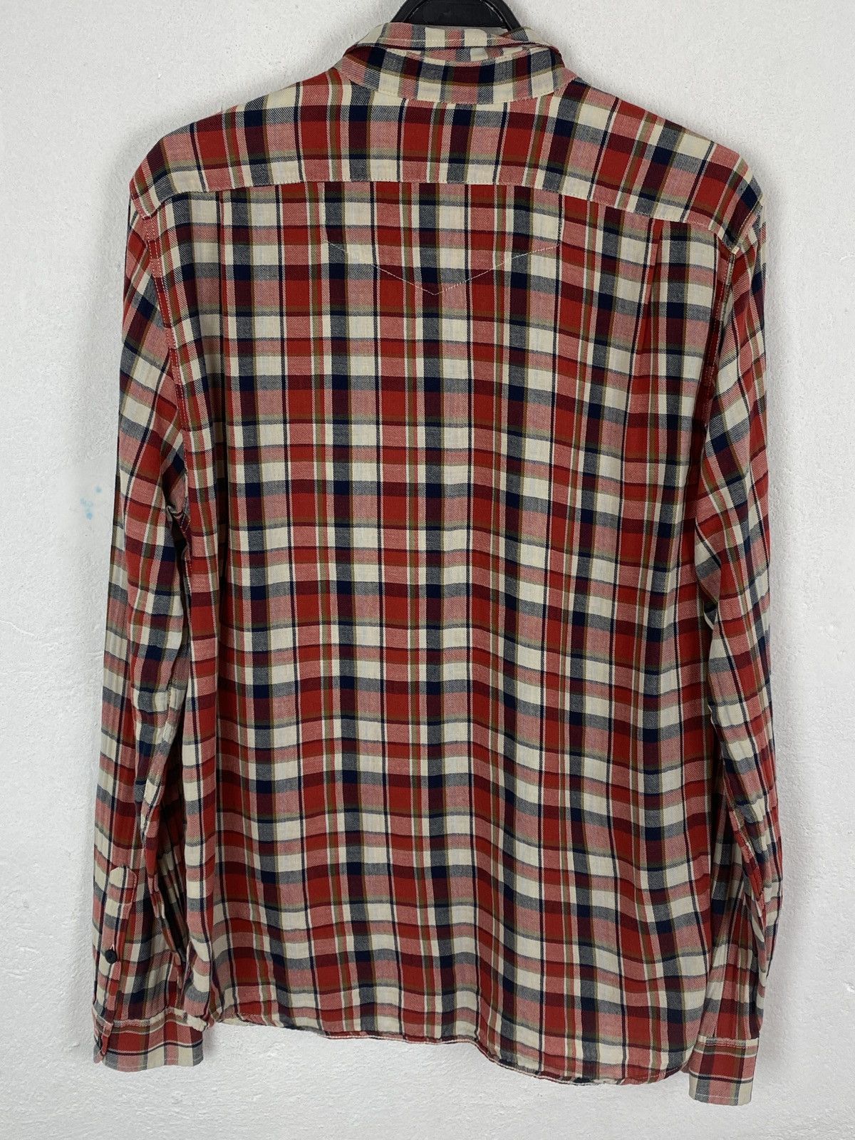Nudie Jeans Nudie Jeans Lino Blend Checkered Long Sleeve Shirt Size US M / EU 48-50 / 2 - 5 Thumbnail